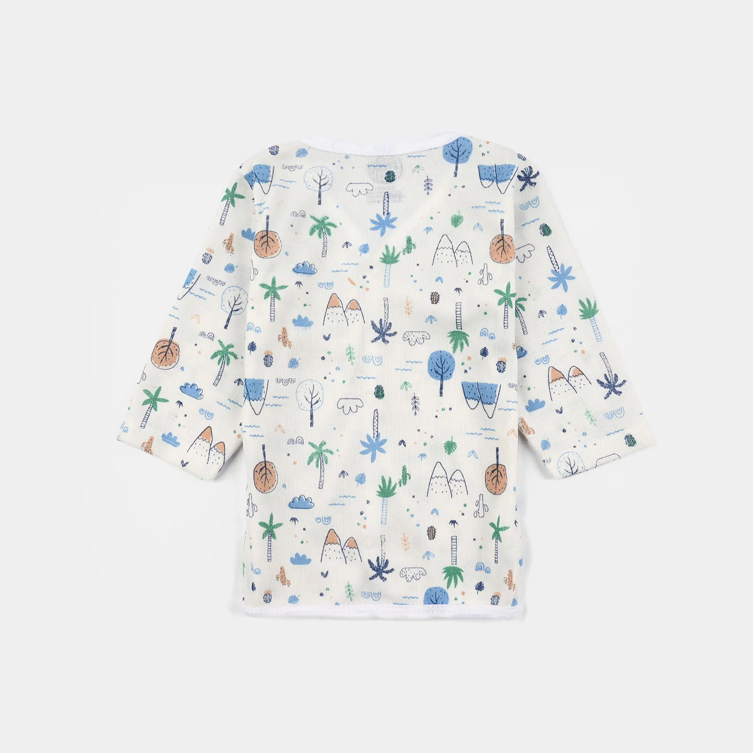 Baby Shirt 1Pc Tree Blue - Image 2
