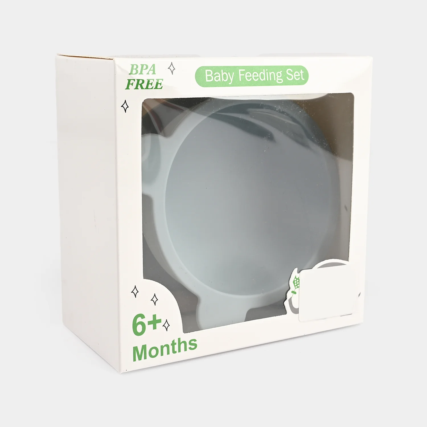 Silicone Feeding Bowl with  Spoon - Image 3