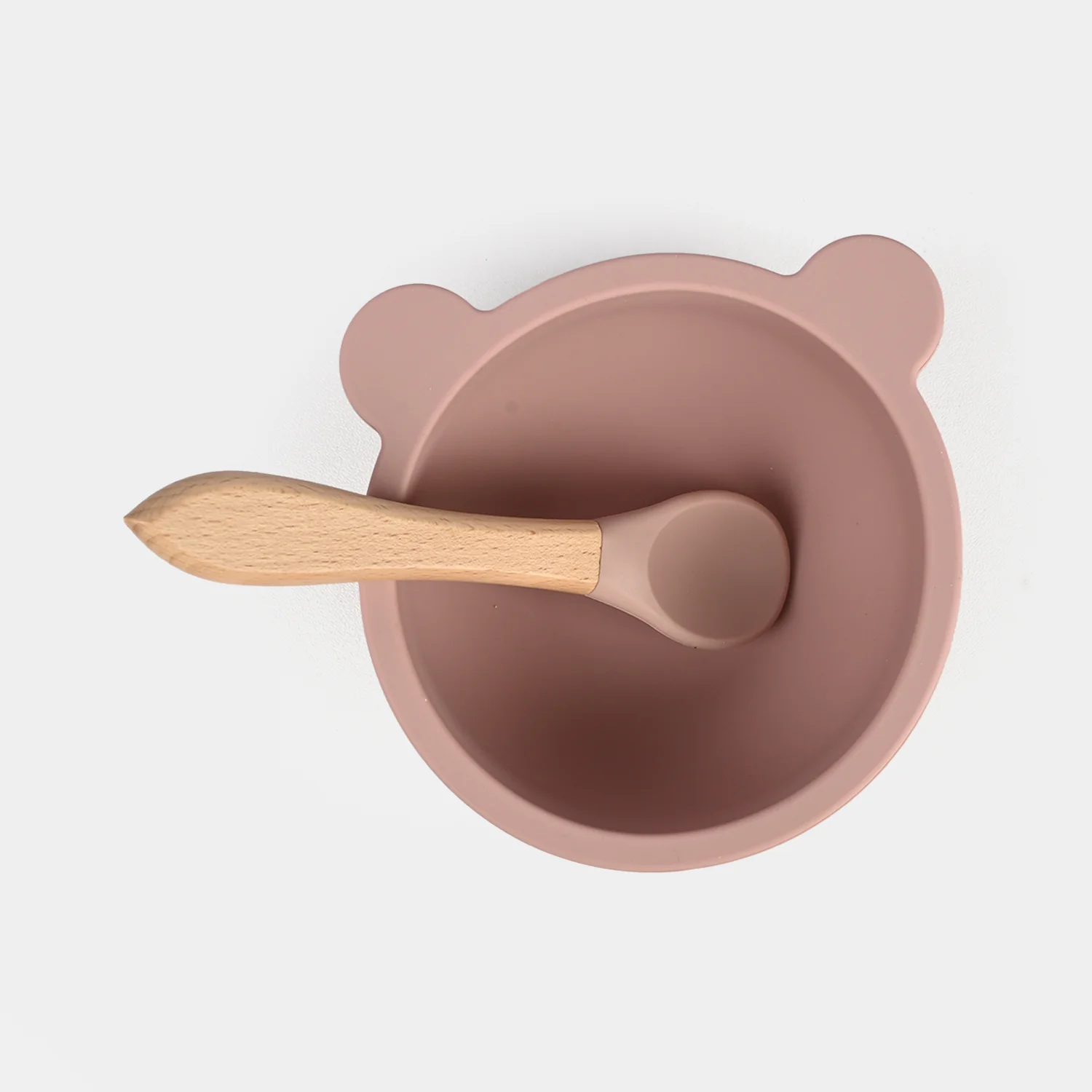 Silicone Feeding Bowl with  Spoon - Image 4