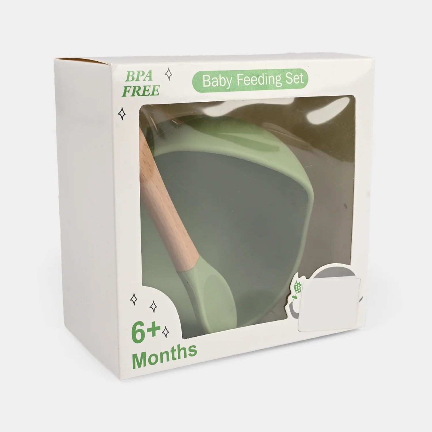 Silicone Feeding Bowl with  Spoon - Image 3