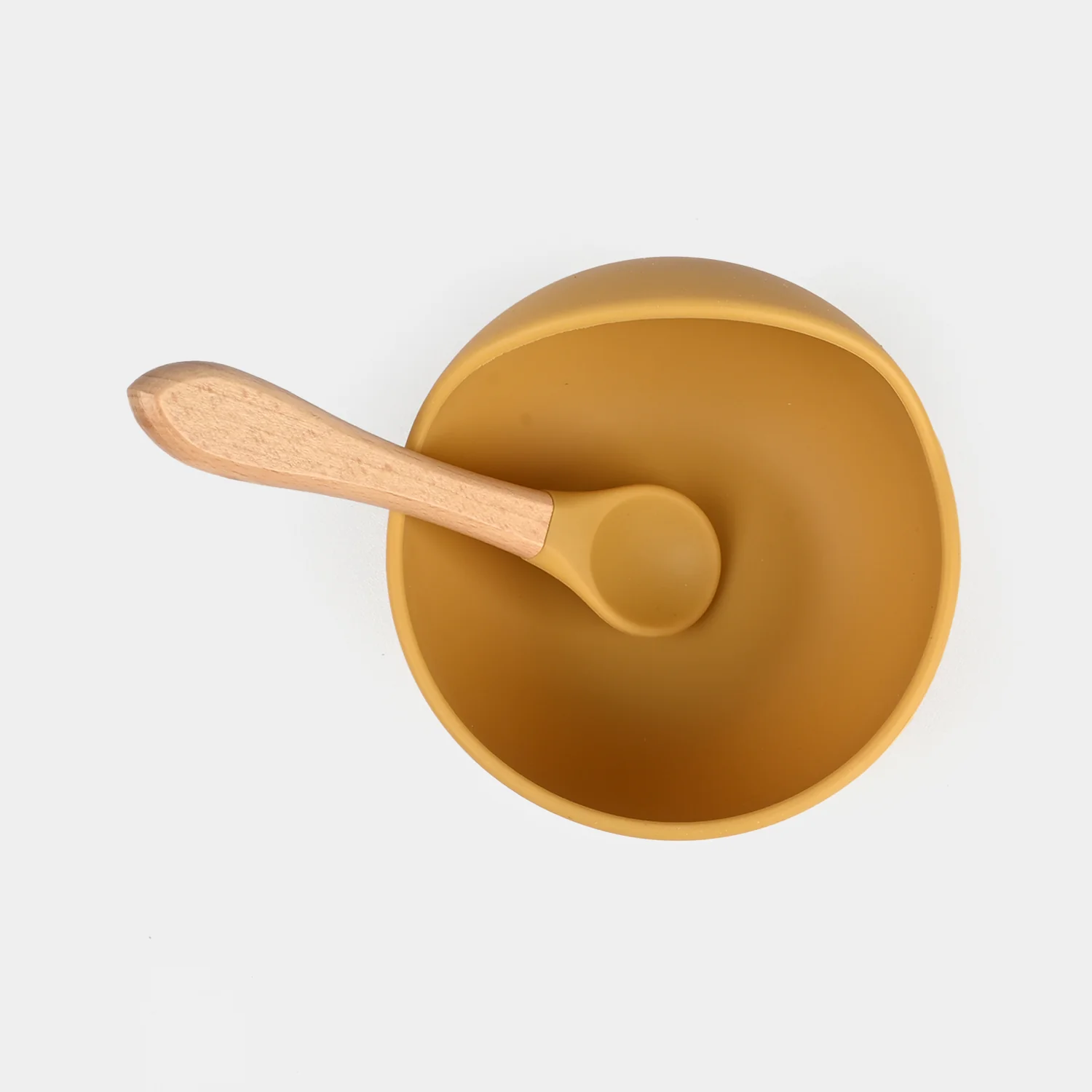 Silicone Feeding Bowl with  Spoon - Image 4