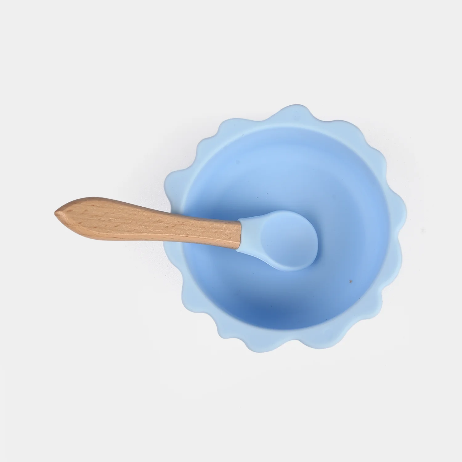 Silicone Feeding Bowl with  Spoon - Image 4