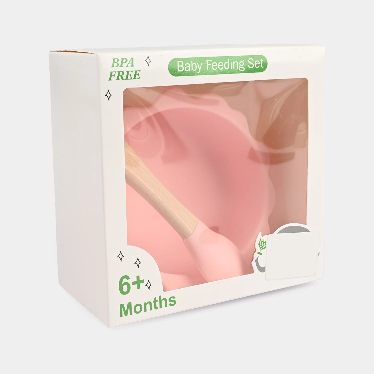 Silicone Feeding Bowl with  Spoon - Image 3