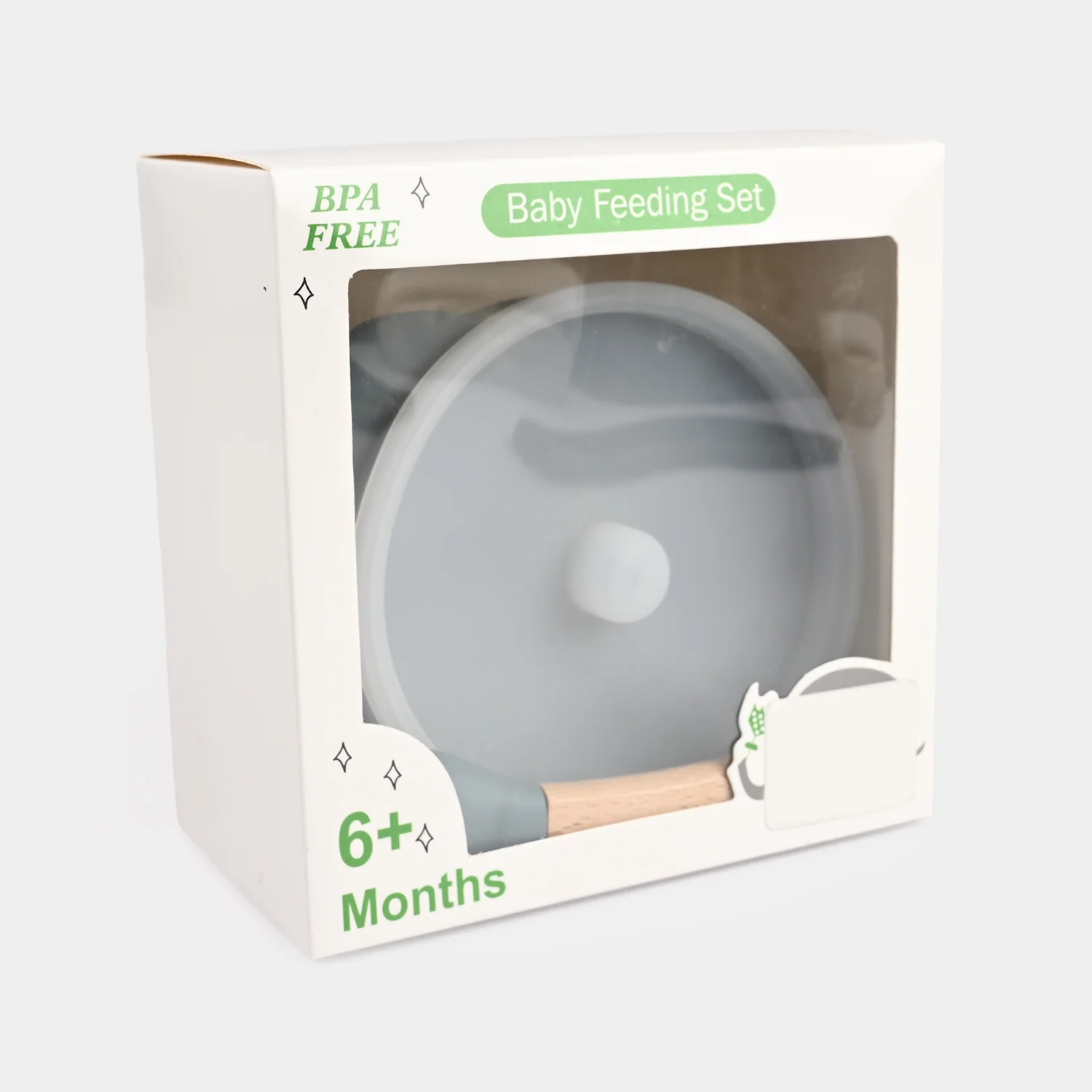 Silicone Feeding Bowl with  Spoon - Image 3