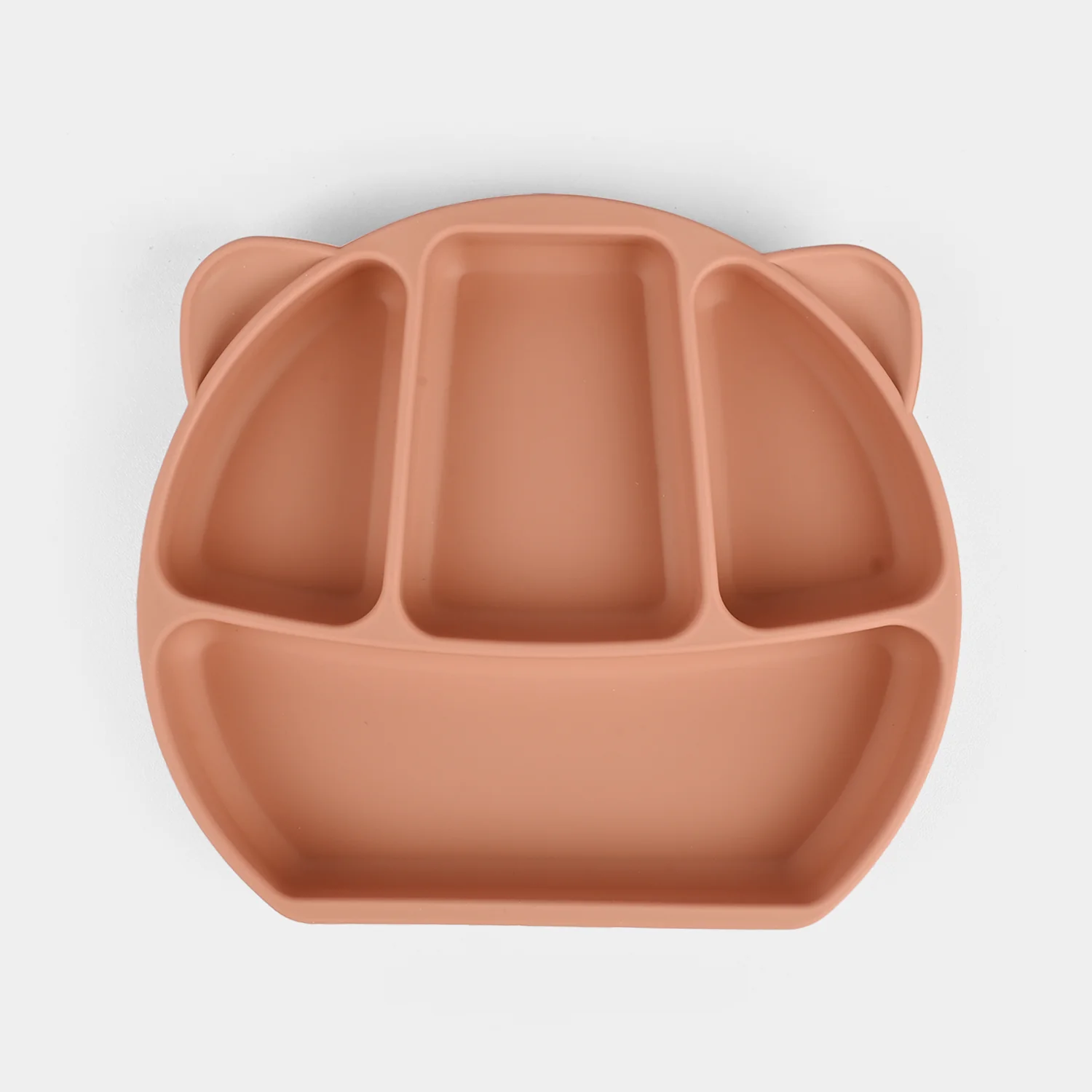 Baby Silicone Plate with Fork & Spoon Set - Image 2