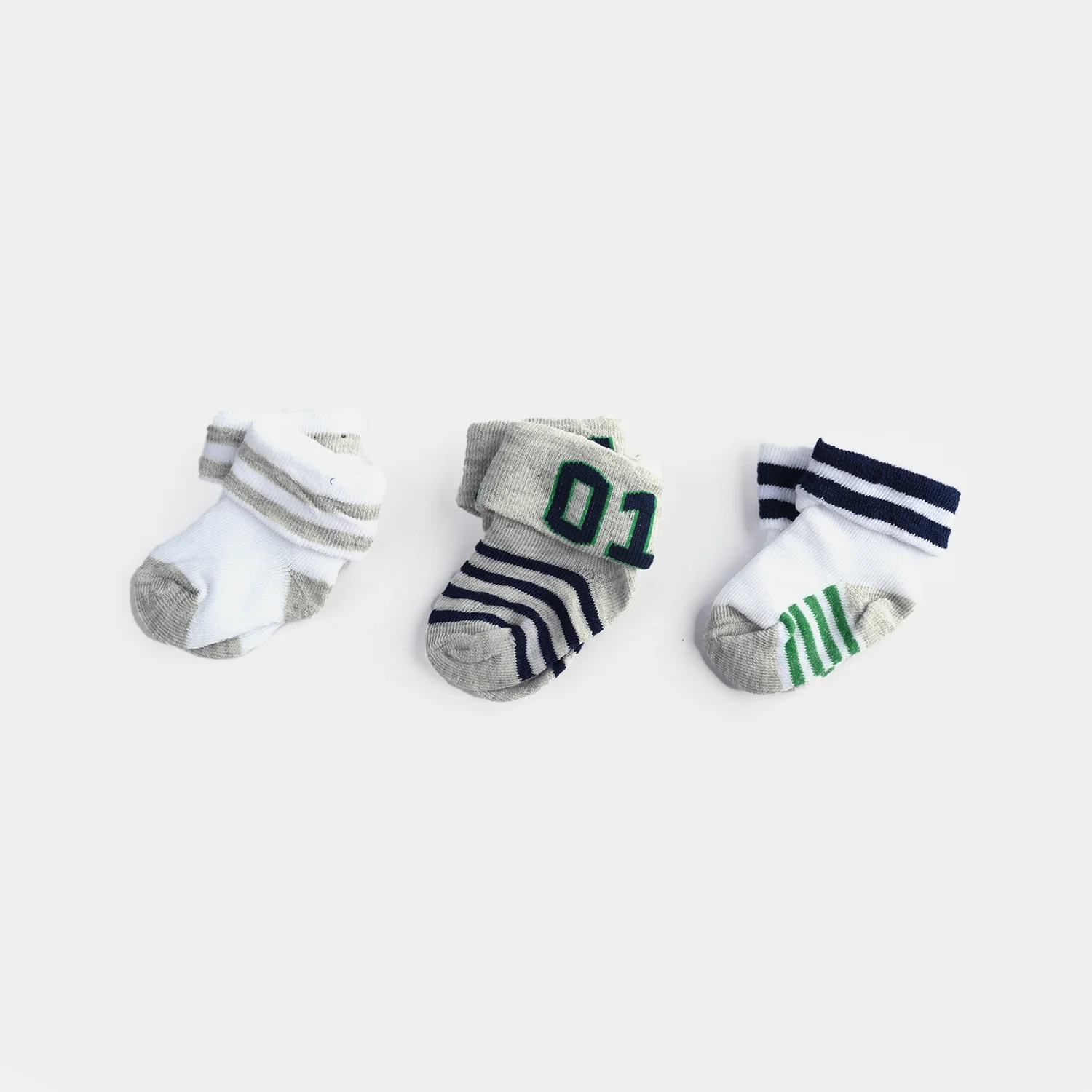 BABY SOCKS PACK OF 3 6-12 |M 15