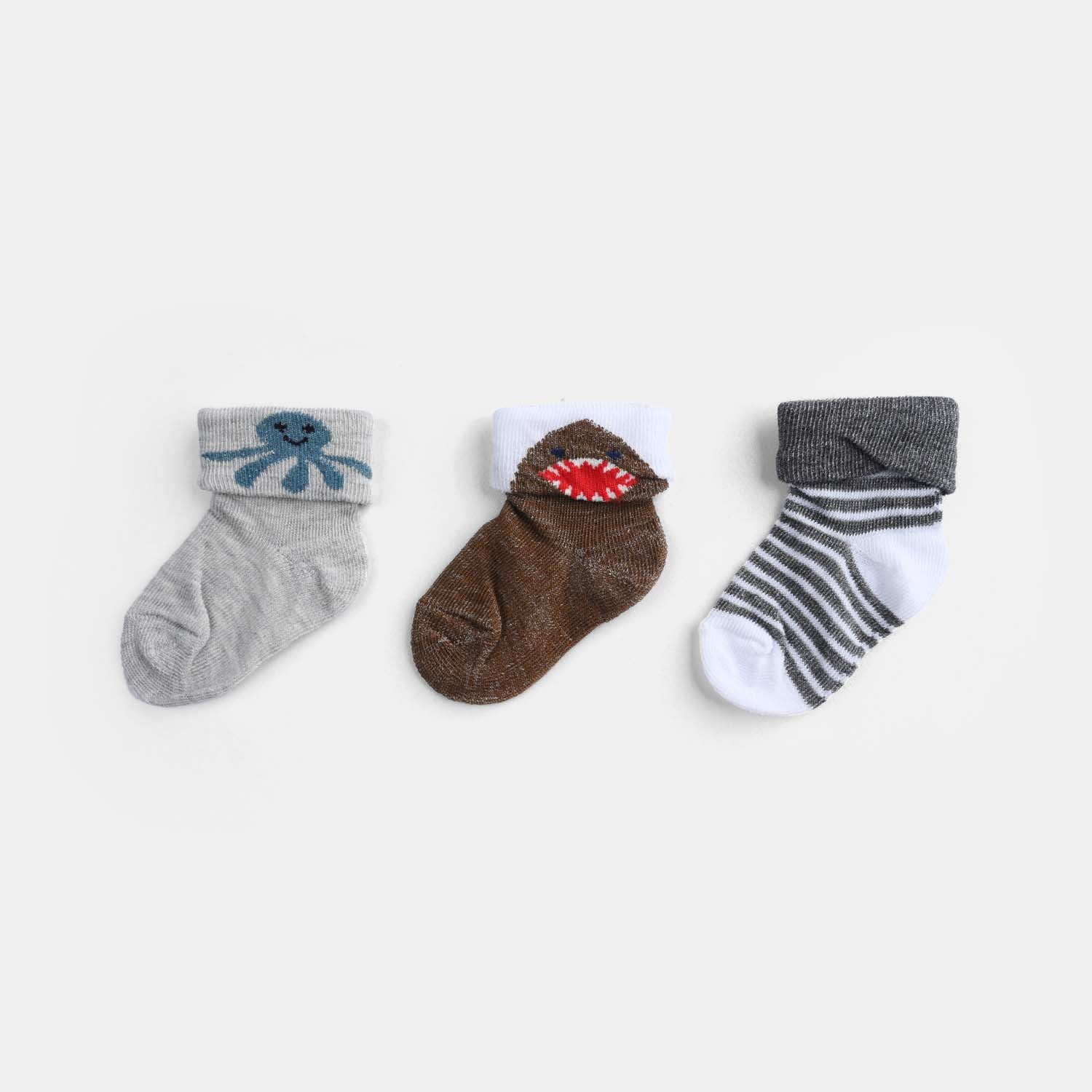 BABY SOCKS PACK OF 3 6-12 |M 59