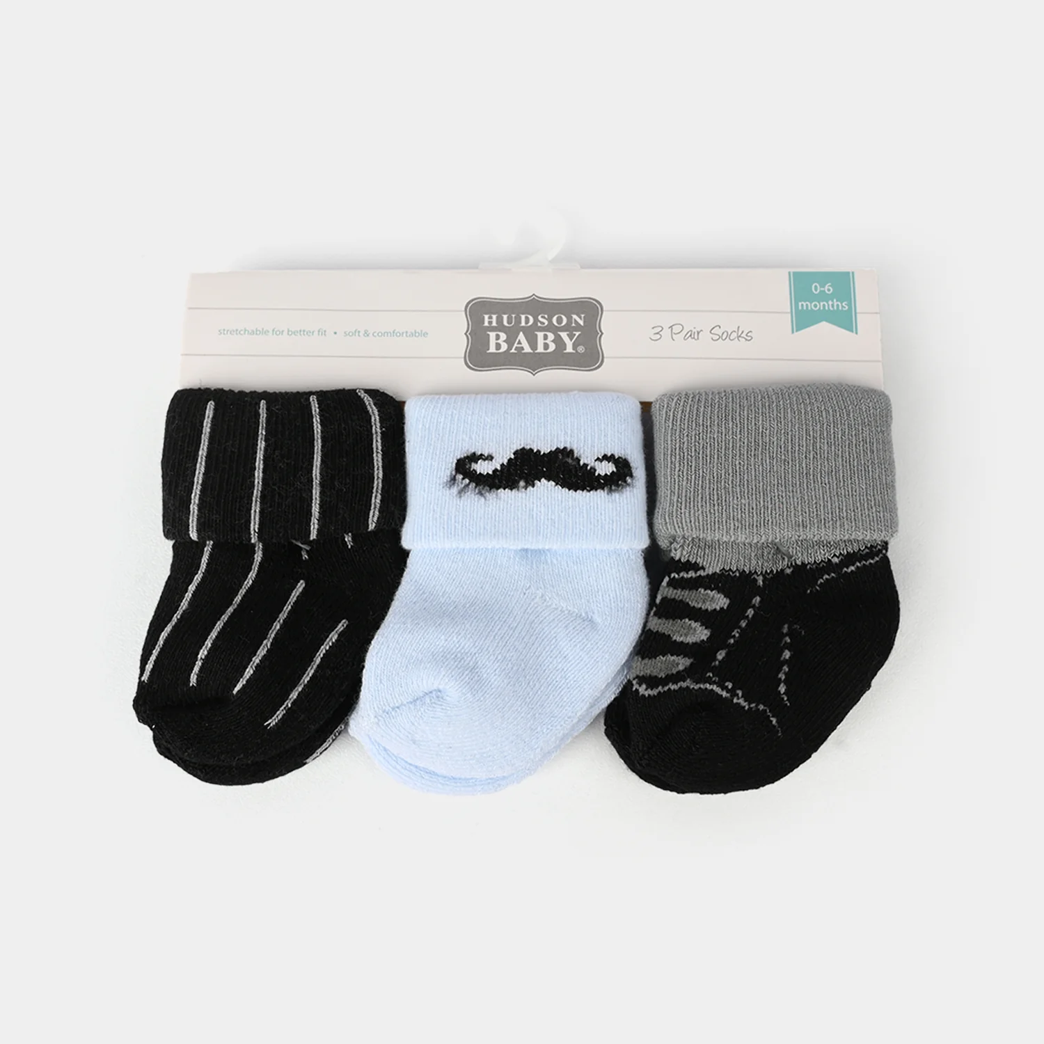 Infant Baby 3 Pair Socks | 0-12M - Image 2