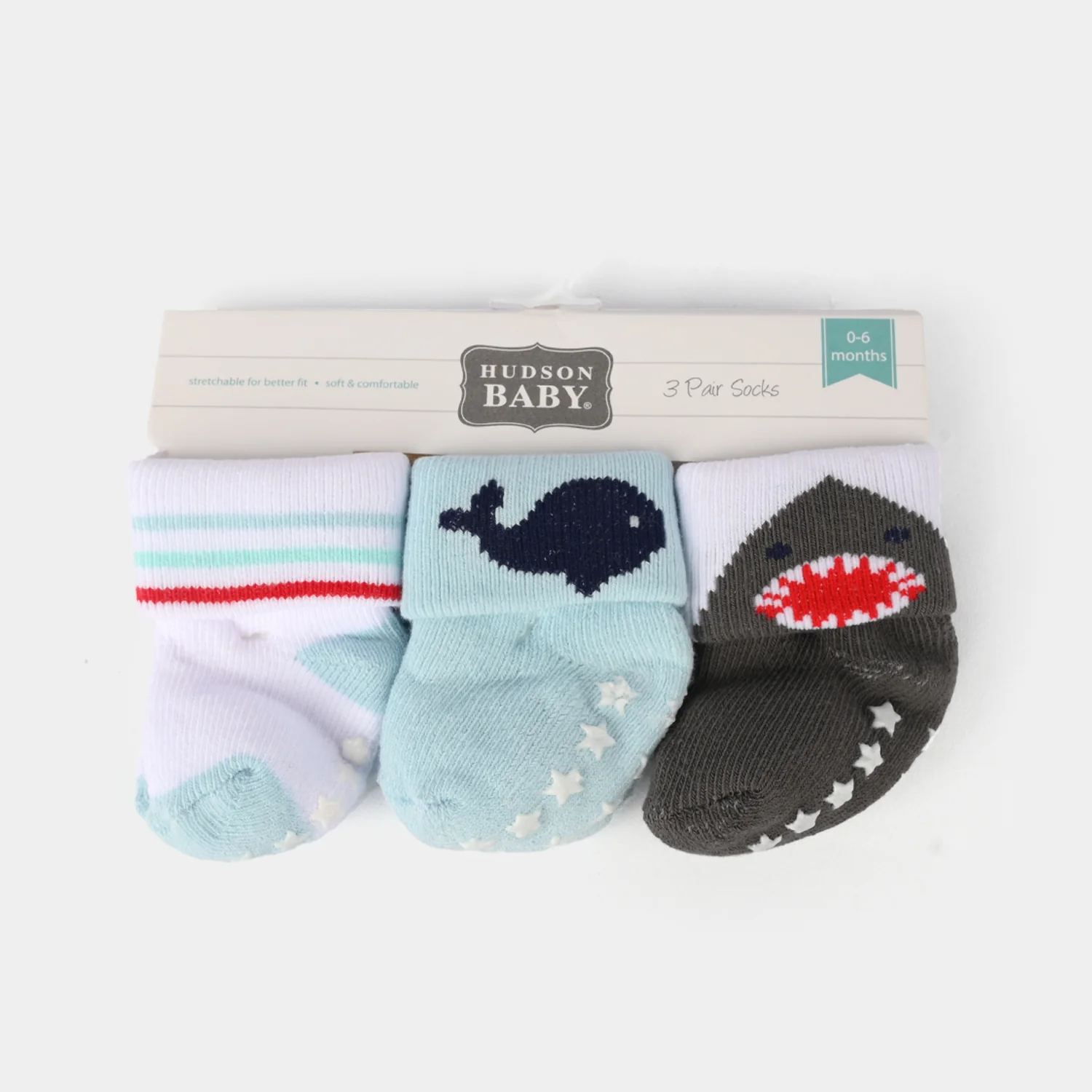 Infant Baby 3 Pair Socks | 0-12M - Image 2