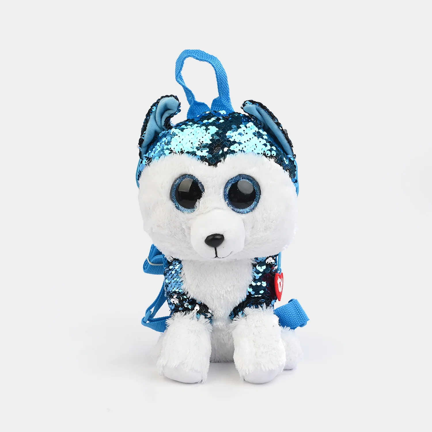 Rainbow Sequin Plush Backpack - Image 3