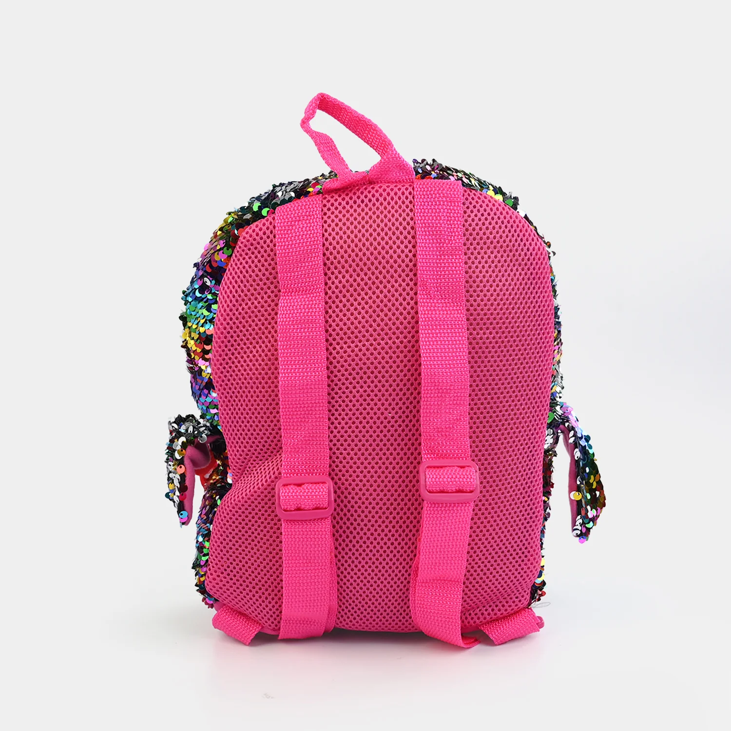 Rainbow Sequin Plush Backpack - Image 5