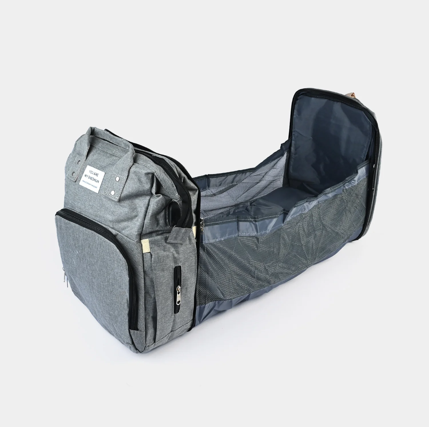 Portable Folding Baby Bed and Baby Bag Backpack - Image 3