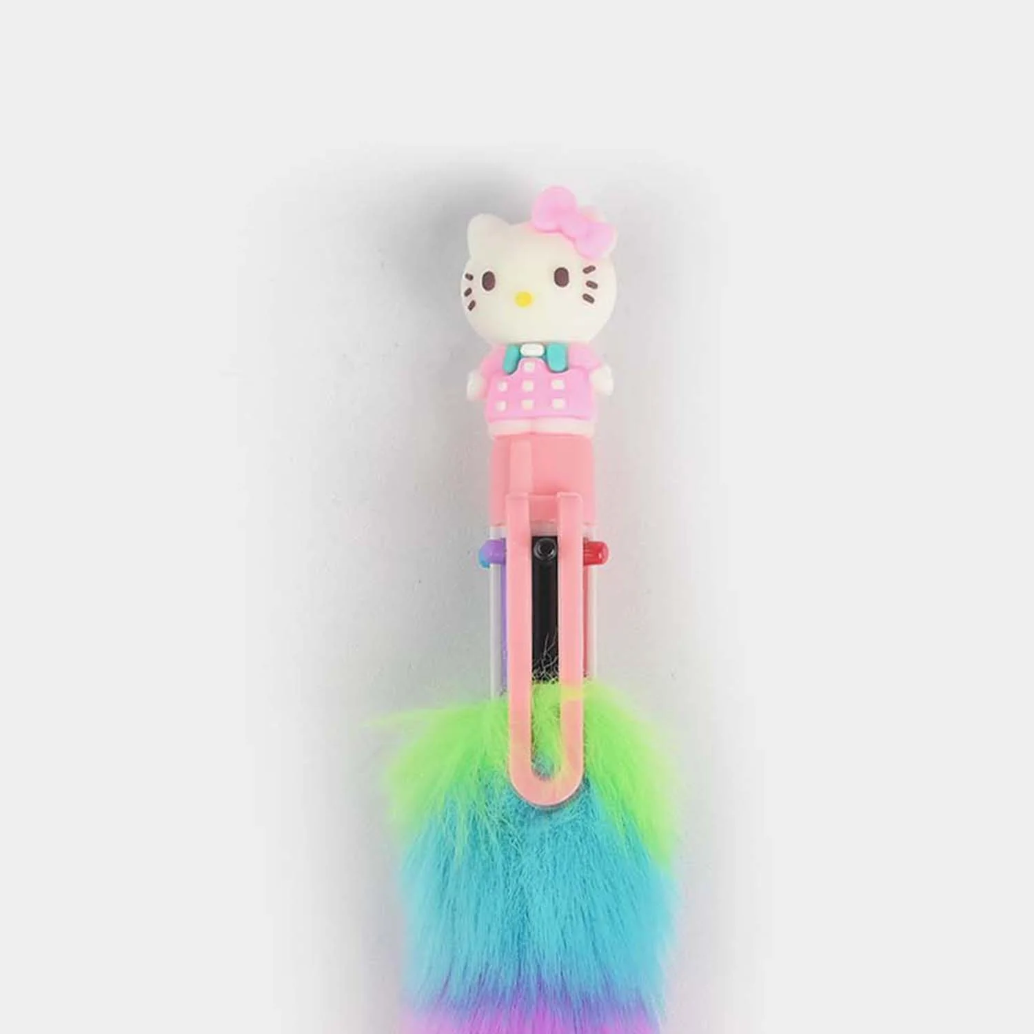 6-in-1 Character Fur Ballpoint Pen - Image 2