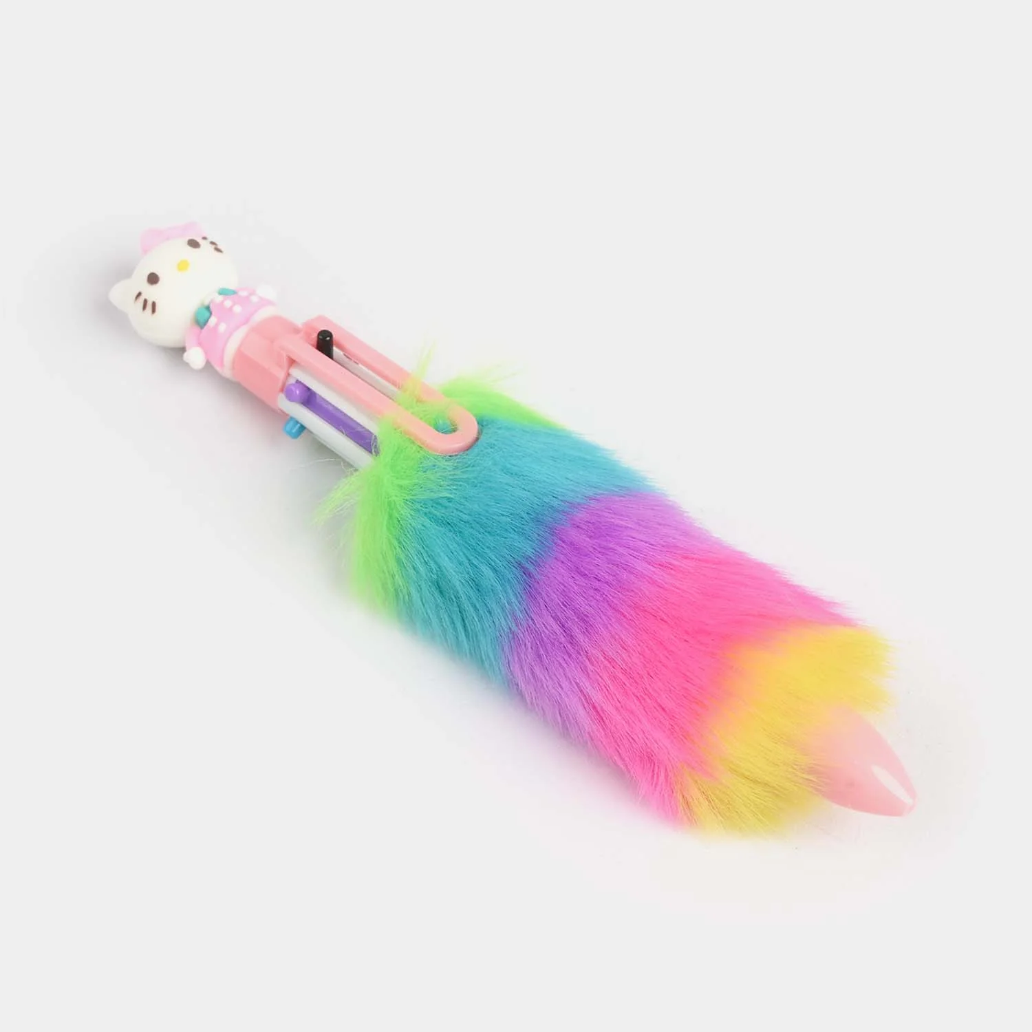 6-in-1 Character Fur Ballpoint Pen - Image 4