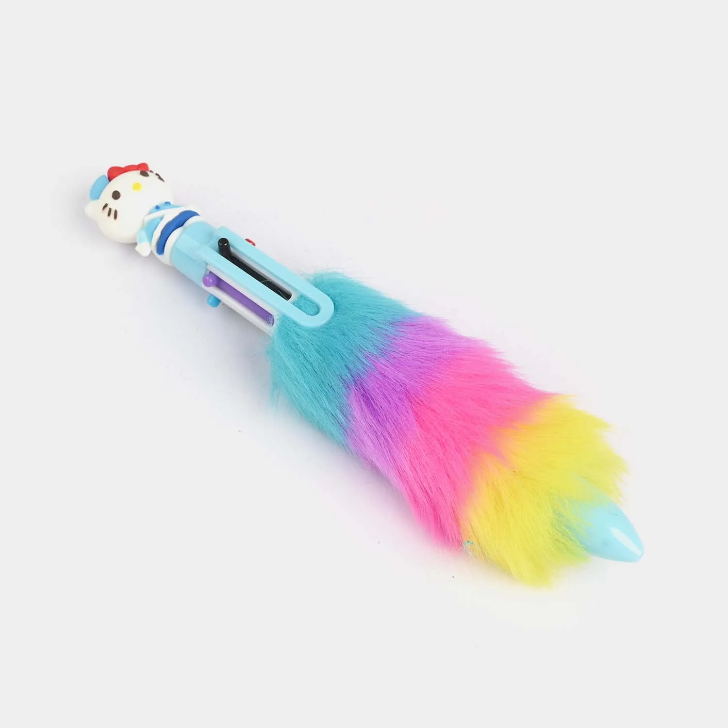 6-in-1 Character Fur Ballpoint Pen - Image 4