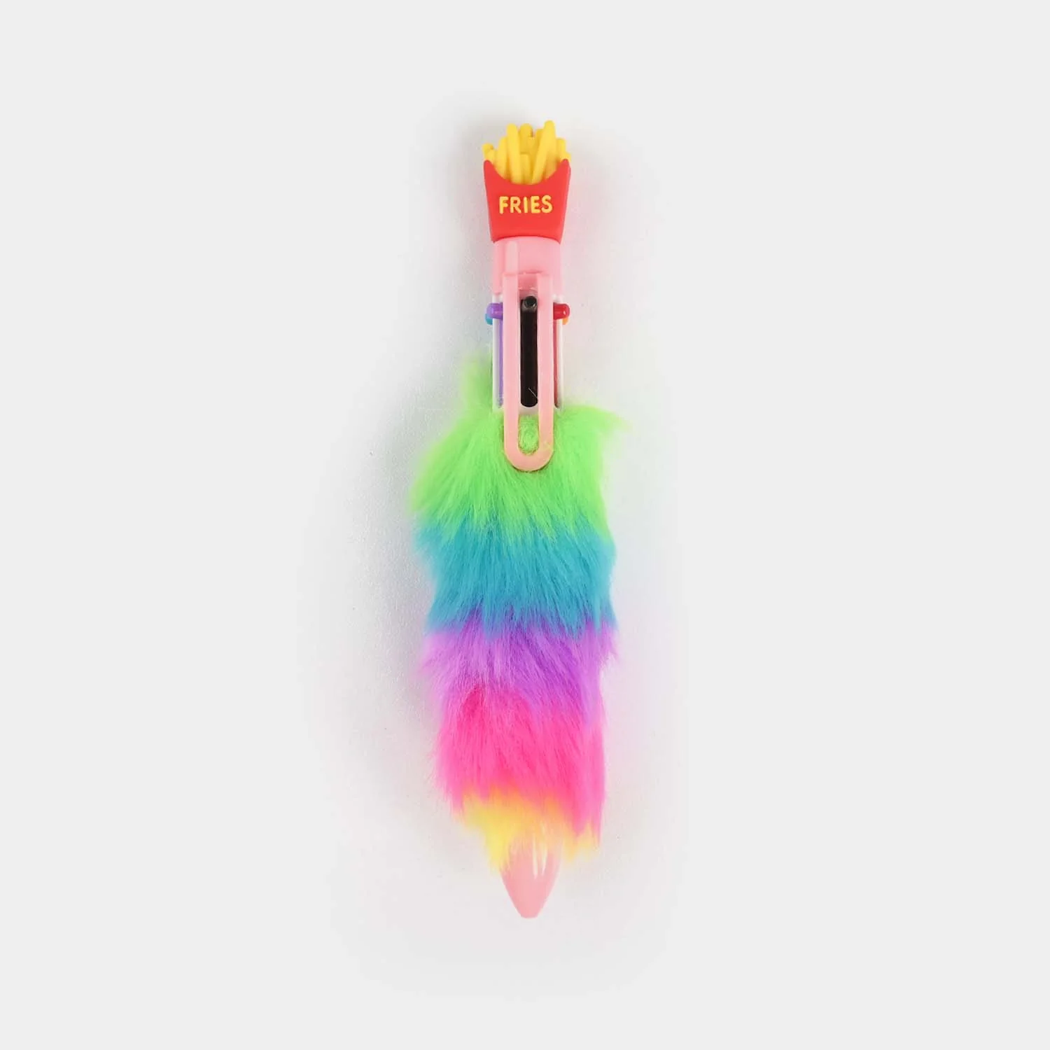6-in-1 Character Fur Ballpoint Pen
