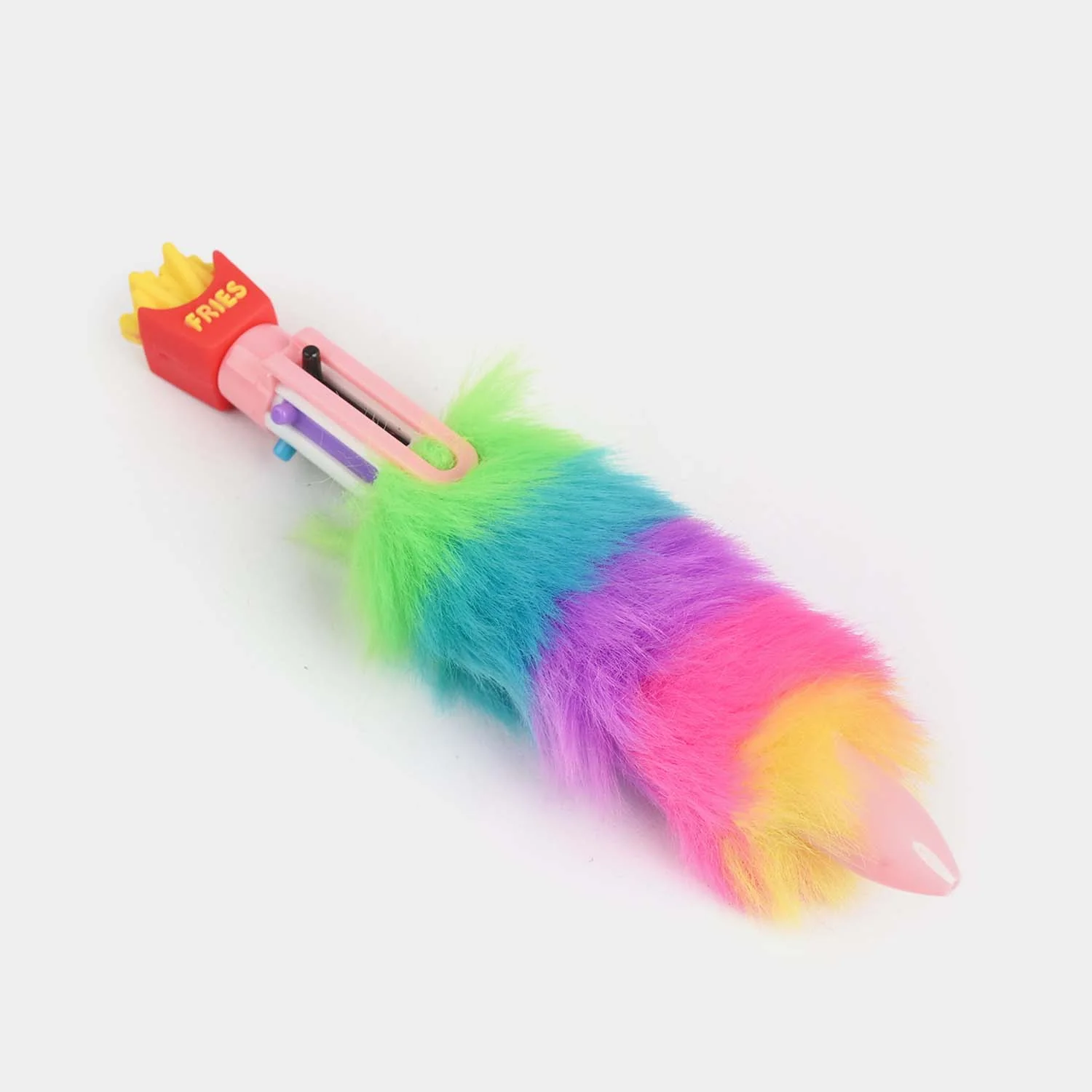 6-in-1 Character Fur Ballpoint Pen - Image 2