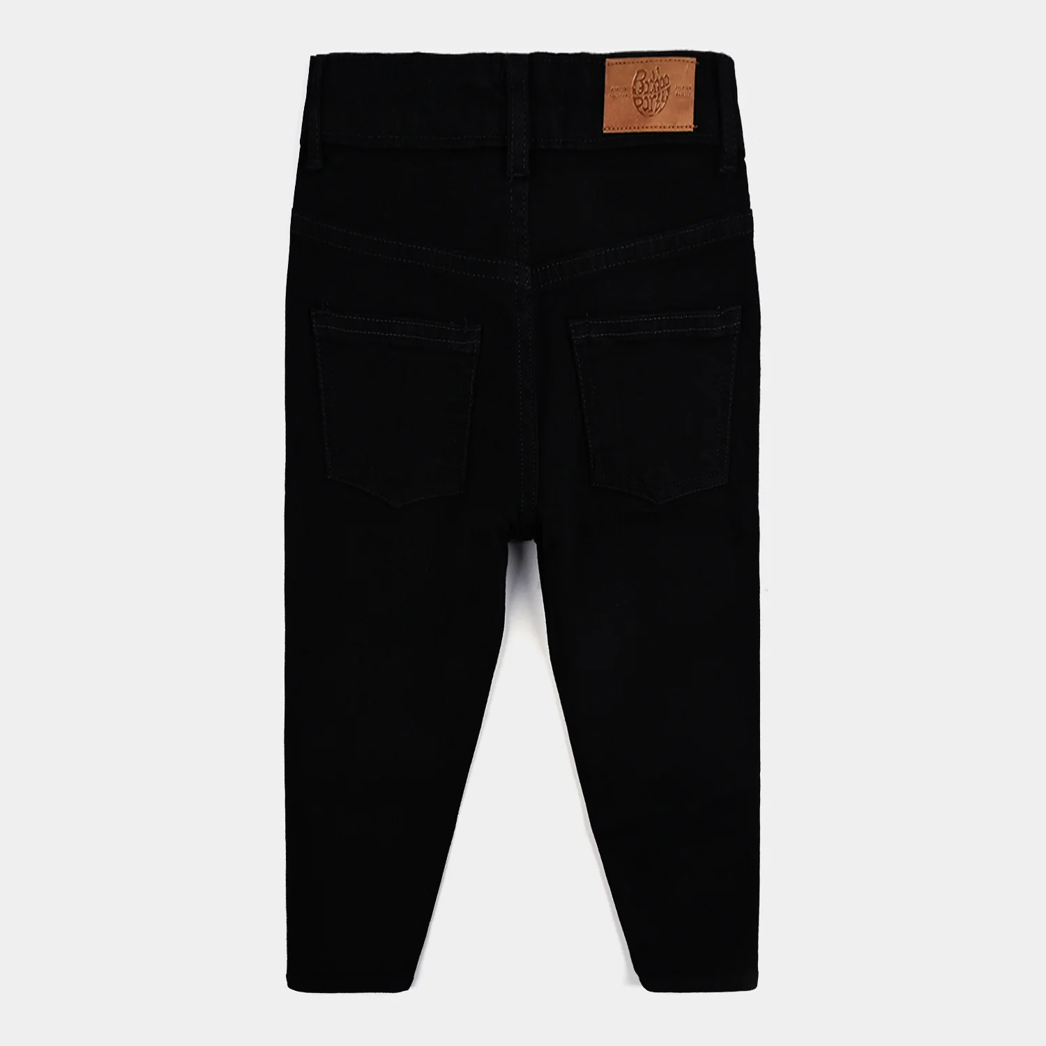 Boys Denim Stretch Basic Pant - Black - Image 3