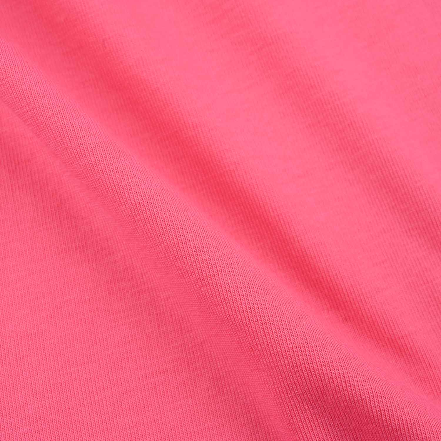 Boys Lycra Jersey Basic T-Shirt - Hot Pink - Image 2