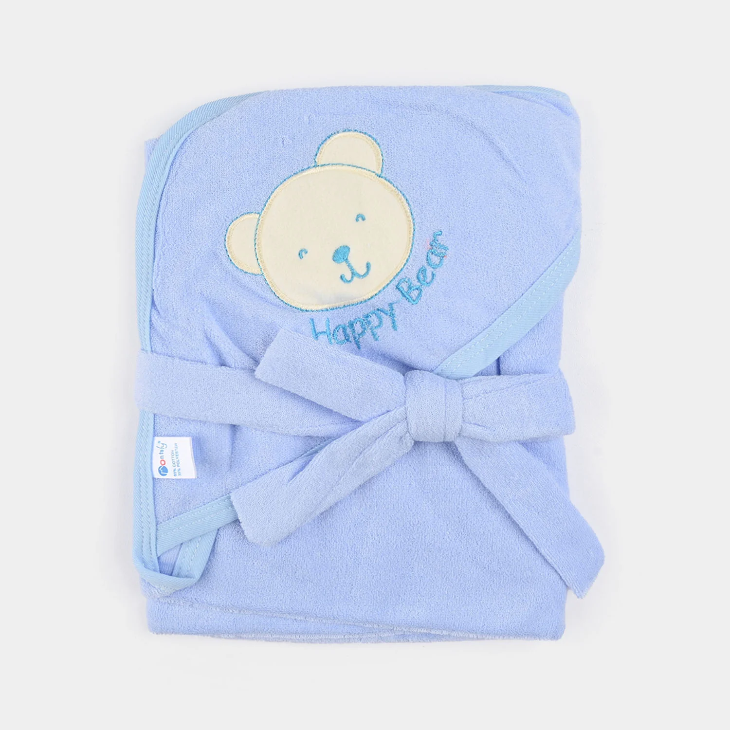 Hooded Baby Bath Towel Bear | Double Ply - Image 3