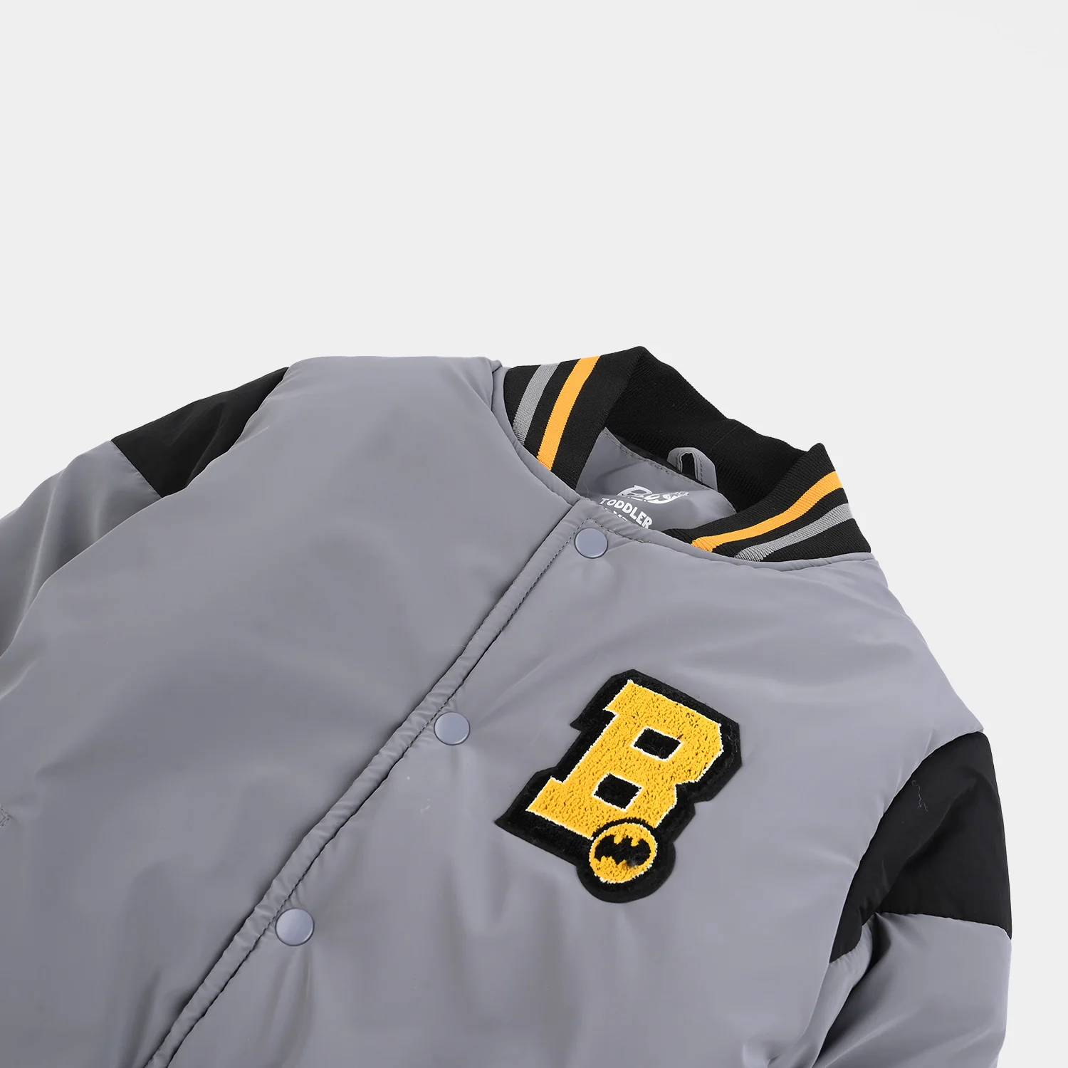 Boys Quilted Jacket - GRAY - Image 3