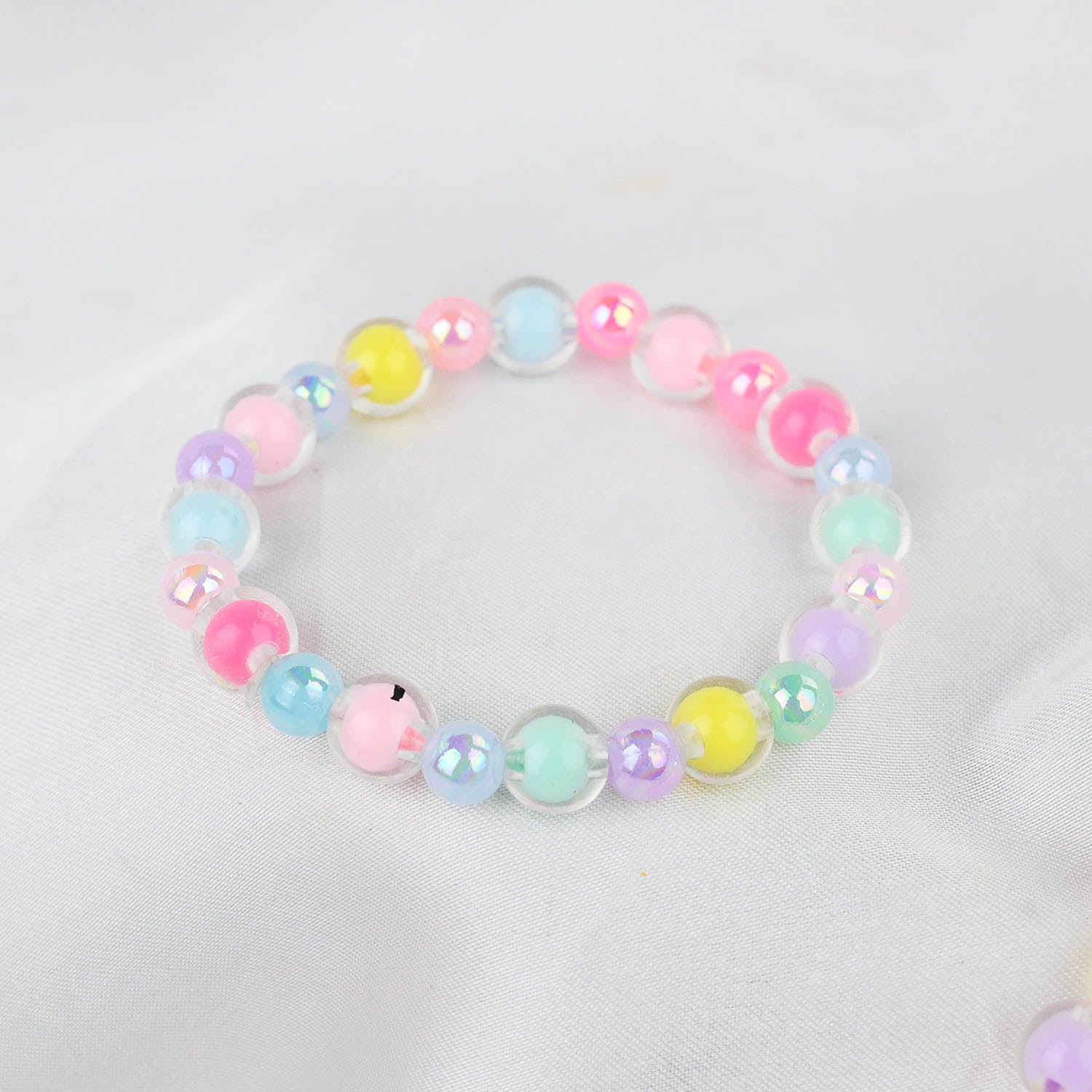 GIRLS CHARM BEADED NECKLACE & BRACELET - Image 2