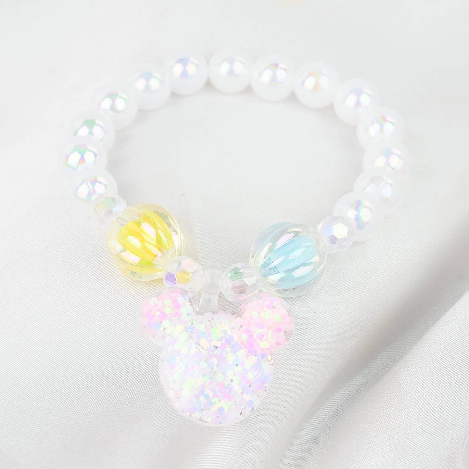 GIRLS CHARM BEADED NECKLACE & BRACELET - Image 2