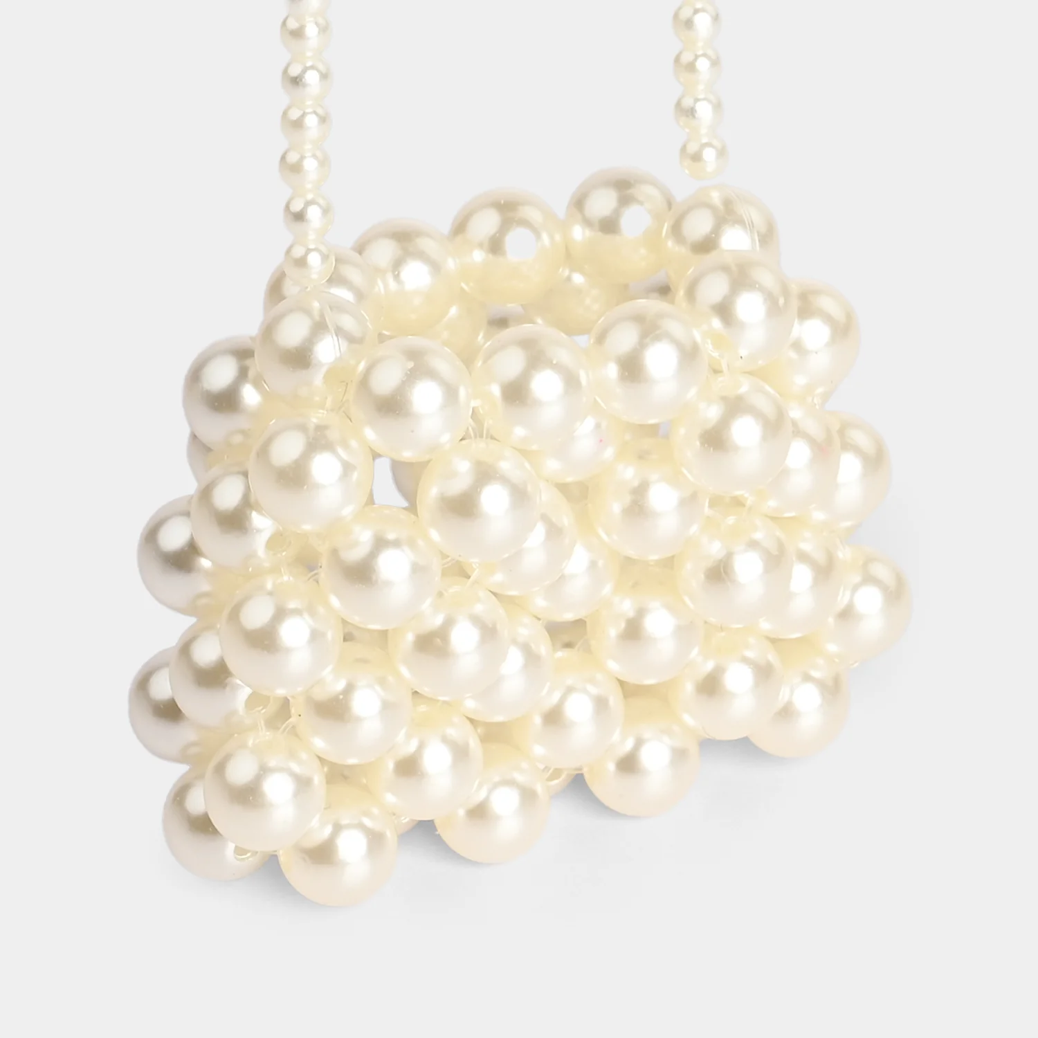 Beaded Cosmetic Shoulder Bag