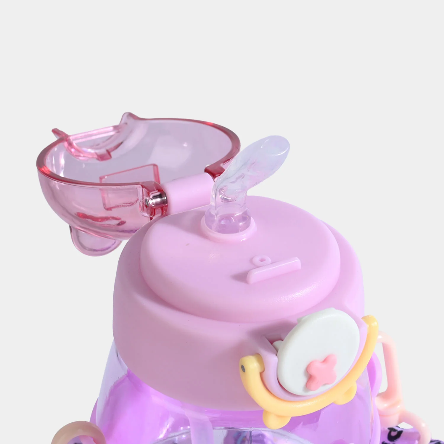KIDS STRAW WATER BOTTLE/BEAKER | SH2703 - PURPLE - Image 3