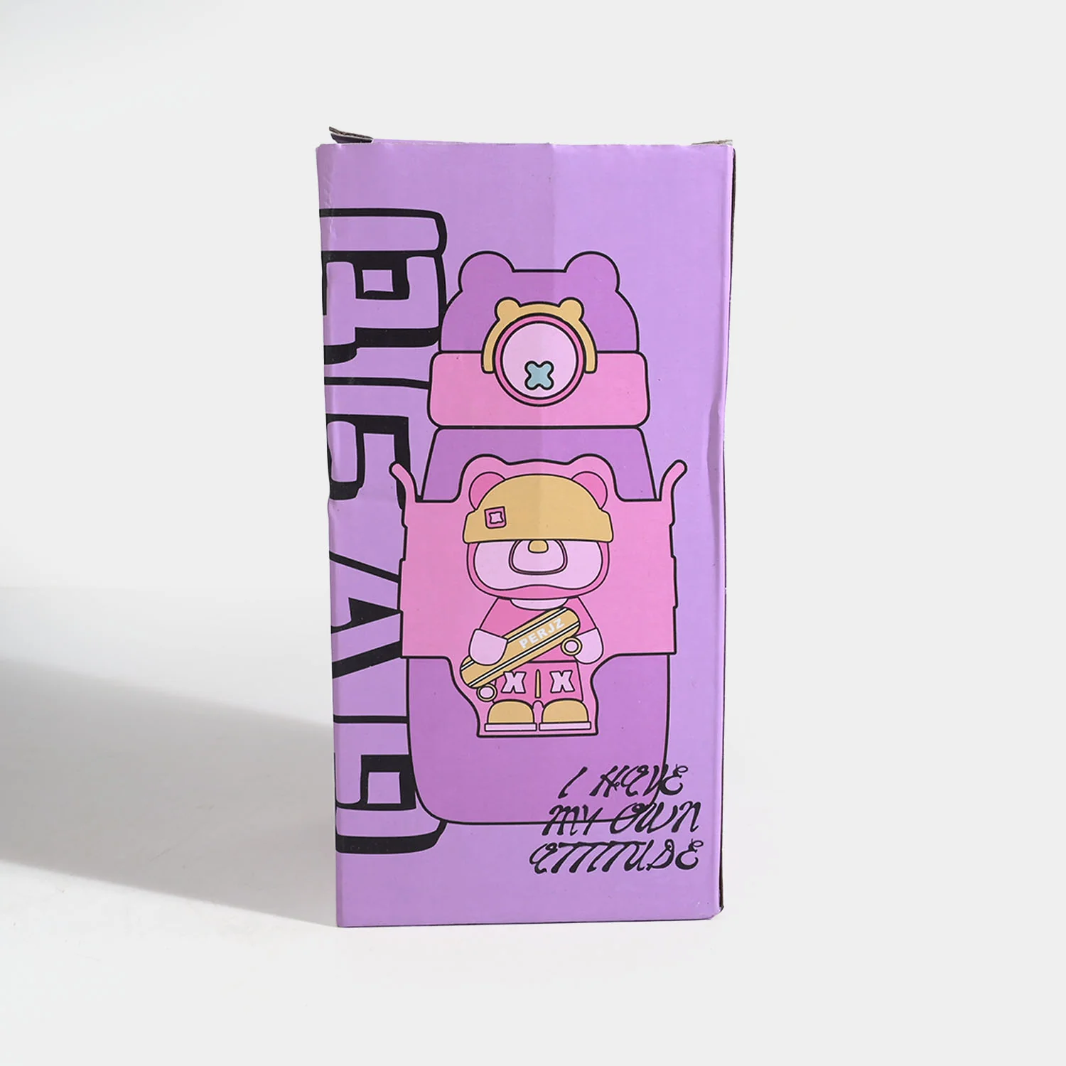 KIDS STRAW WATER BOTTLE/BEAKER | SH2703 - PURPLE - Image 4