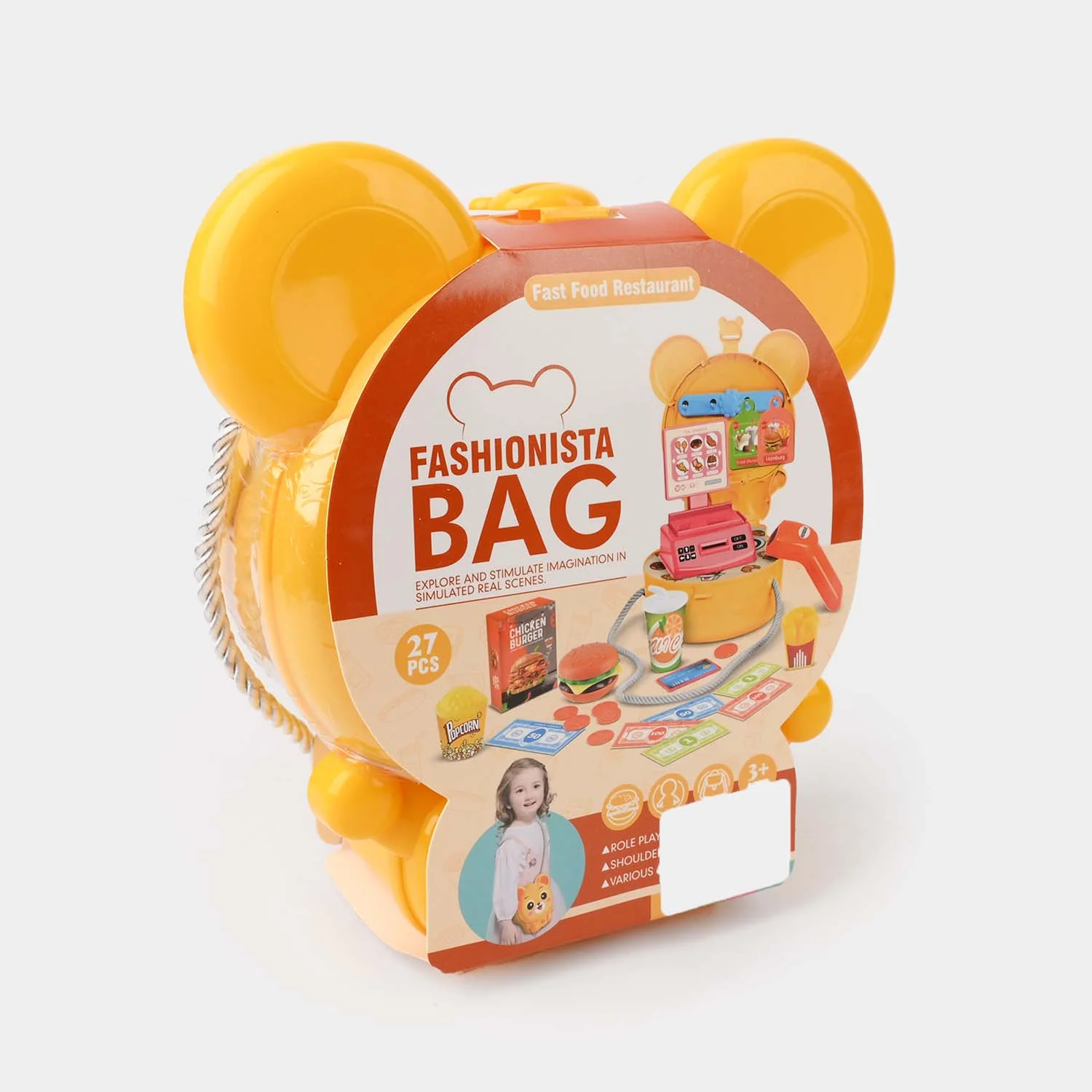 Kids Mini Burger Shop Game Toy Set - Image 3