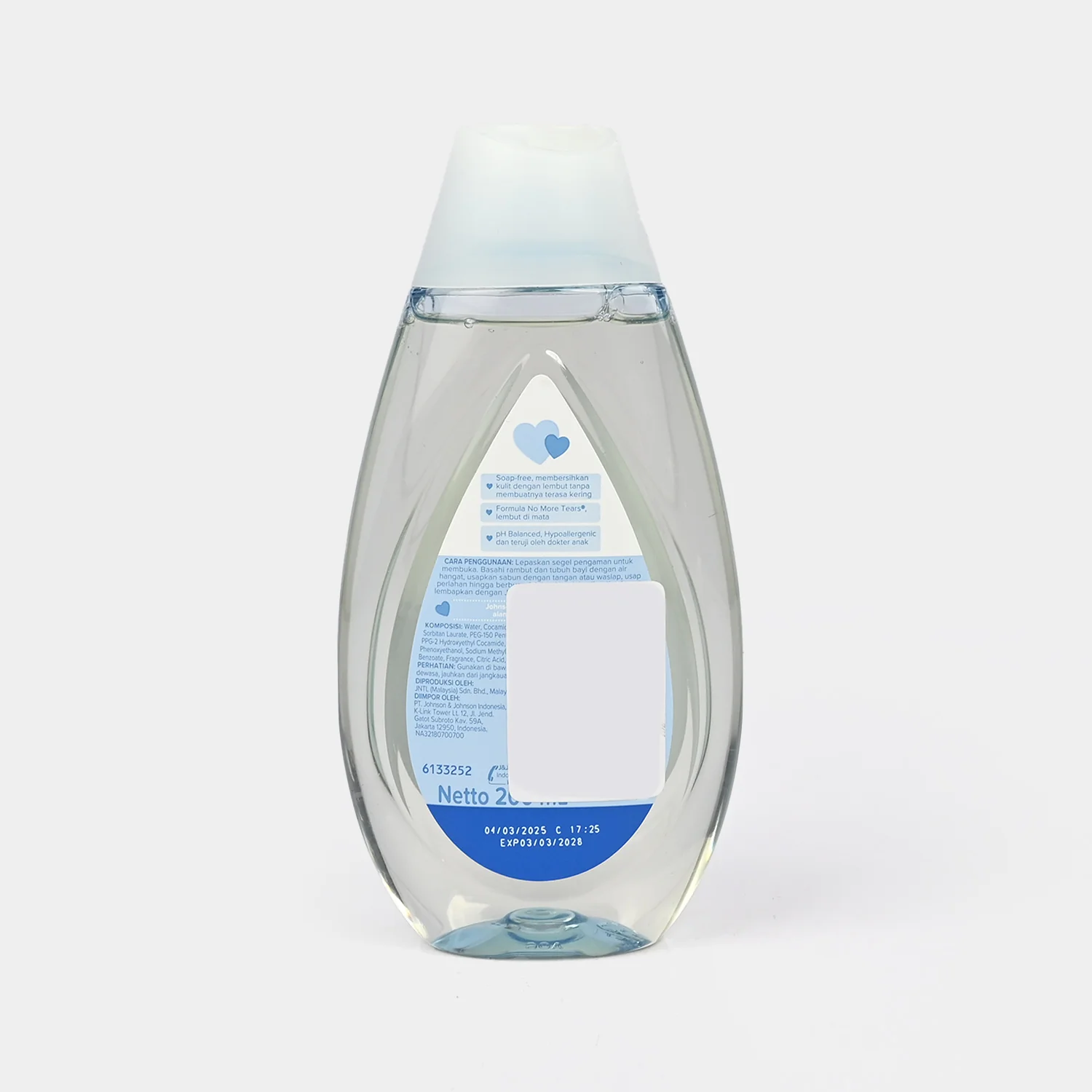 Bed Time Hair Body Johnson Baby Bath 200ml - Image 3