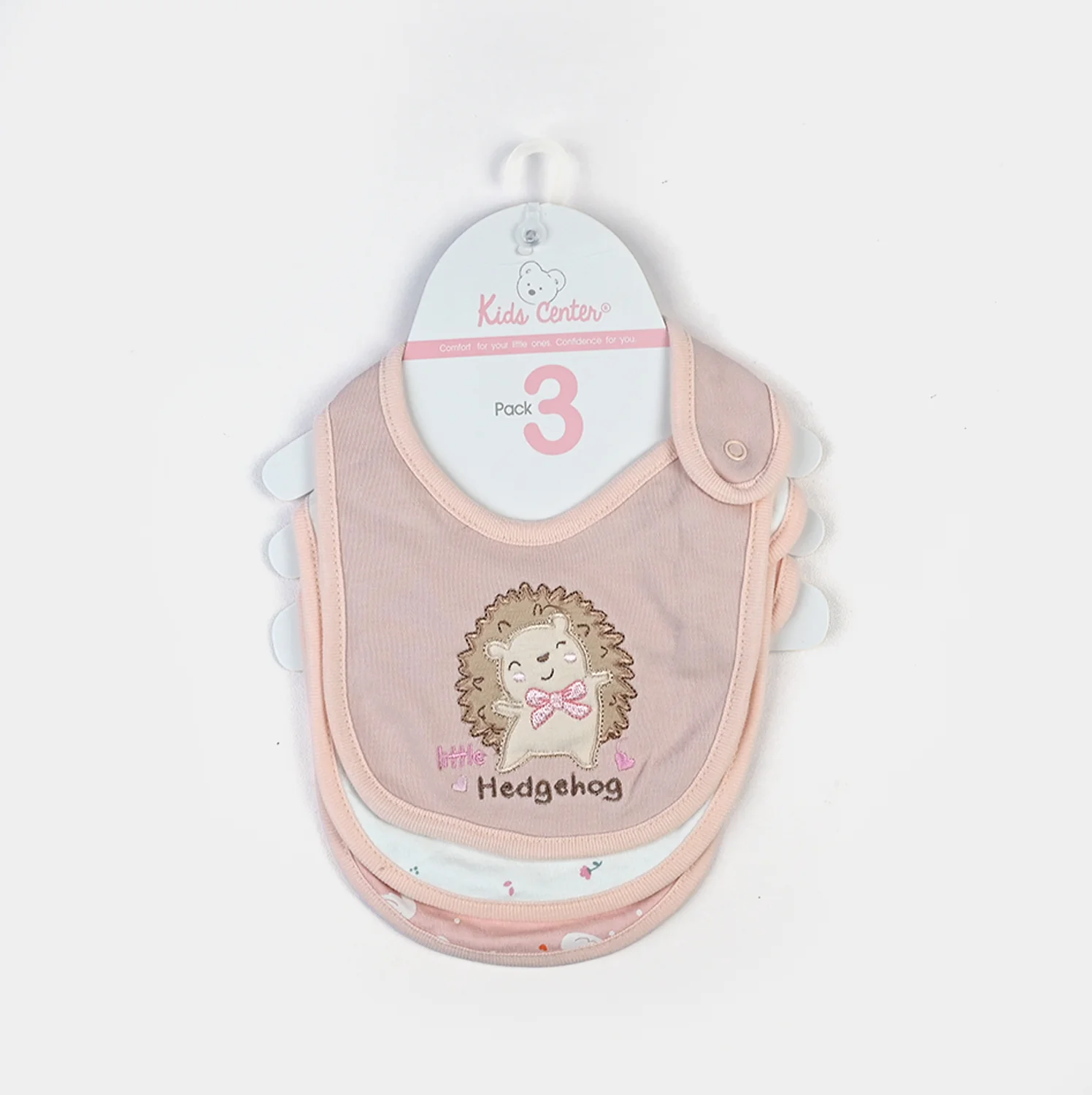 Pack Of 3 Baby Cotton Interlock Bibs Set-MIX - Image 4