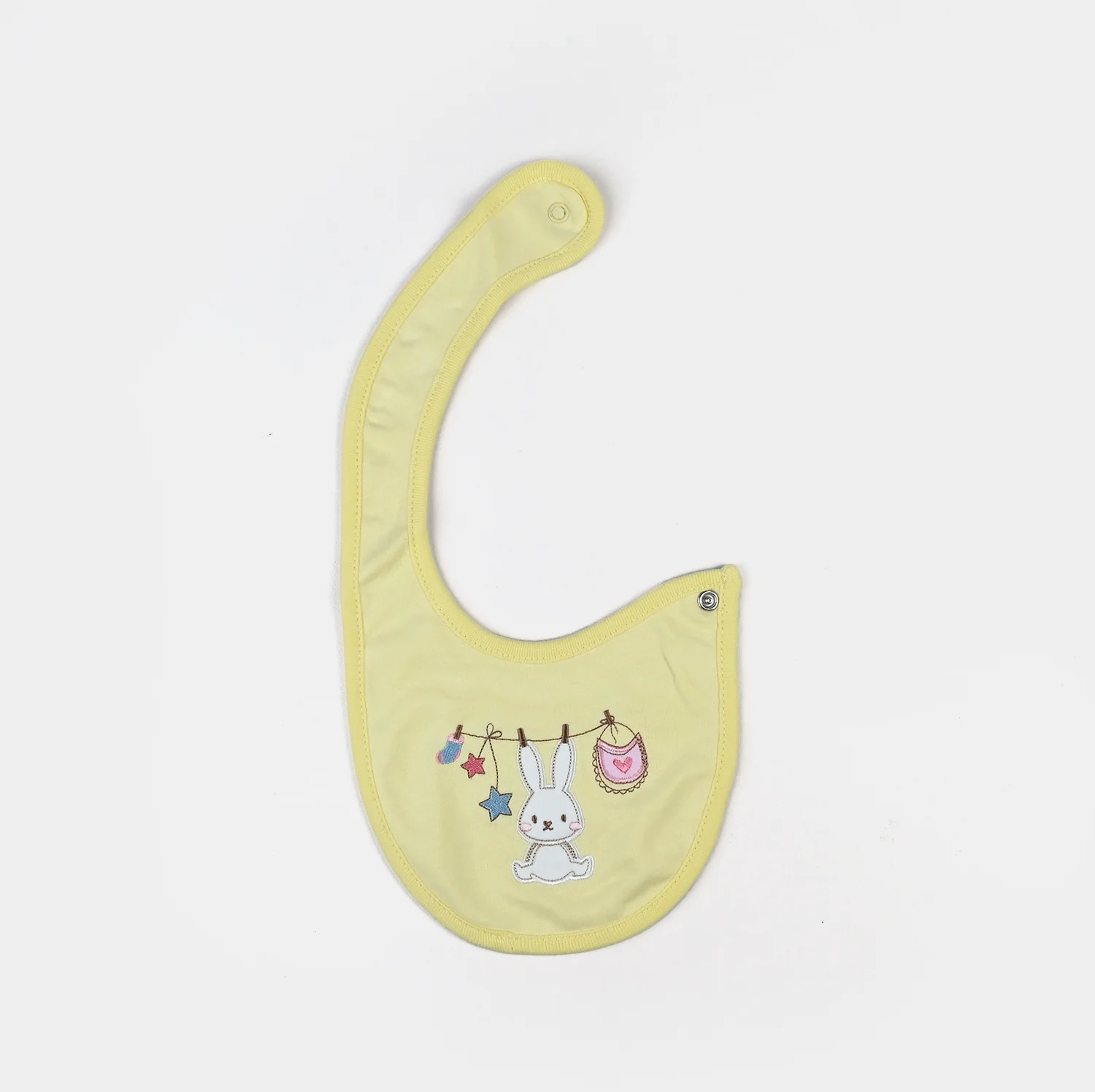Pack Of 3 Baby Cotton Interlock Bibs Set-MIX - Image 2
