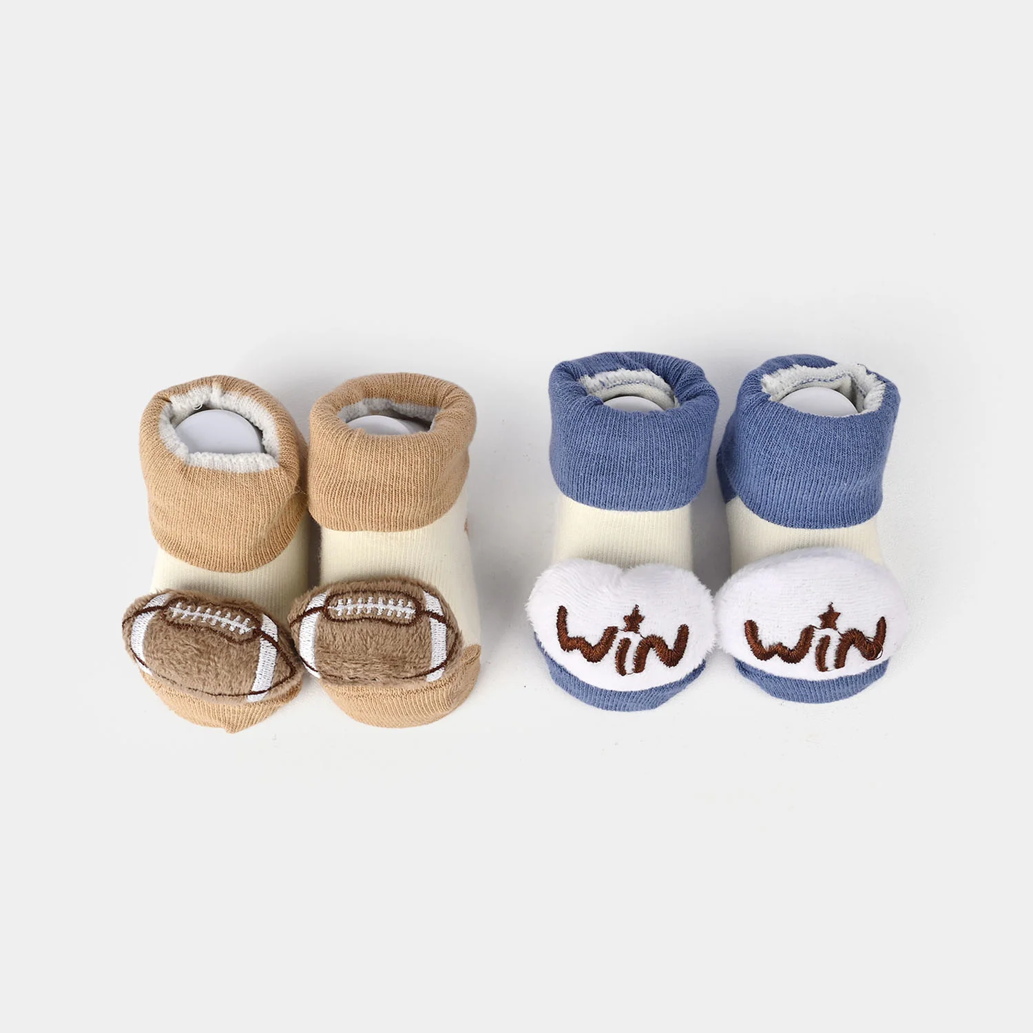 Baby Bibs & Booties Set | 4 Pcs - Image 2