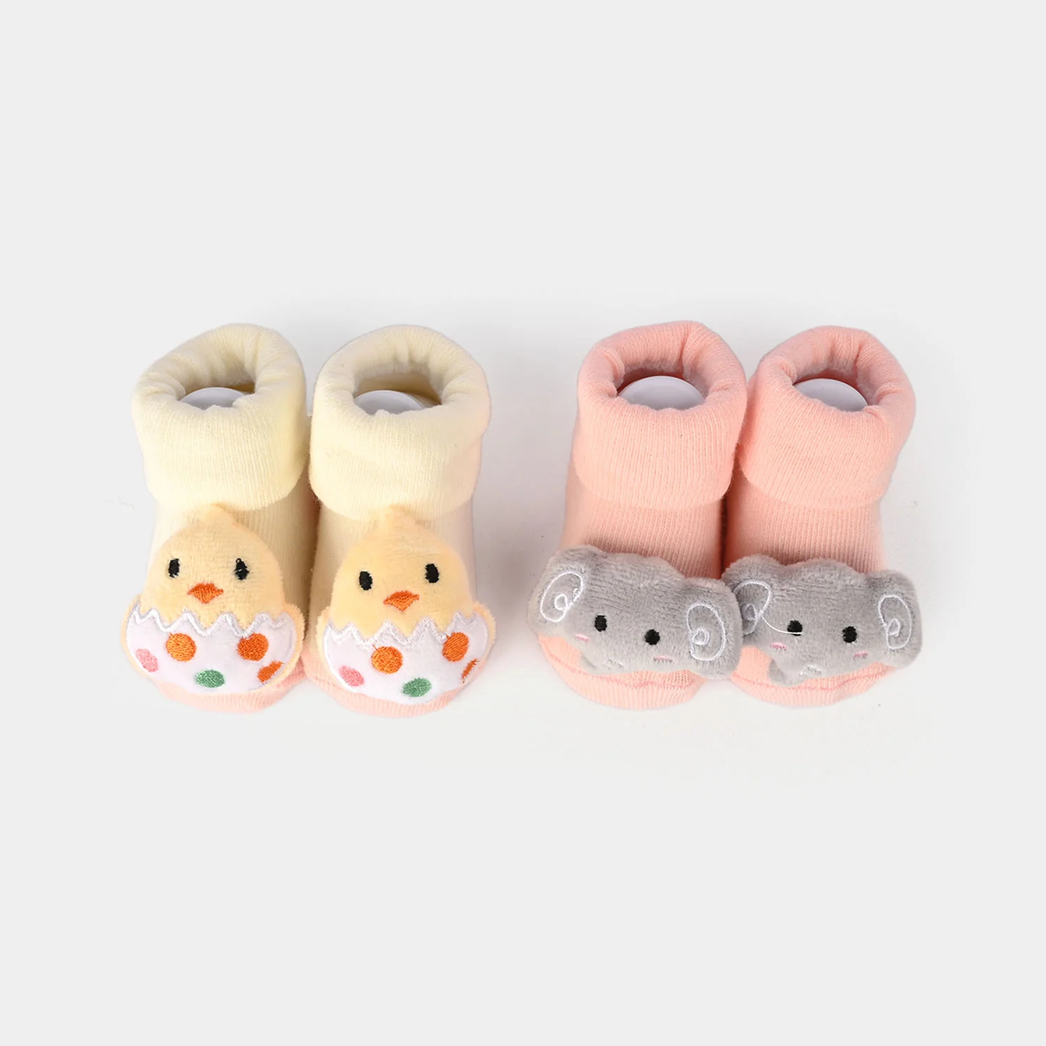 Baby Bibs & Booties Set | 4 Pcs - Image 2