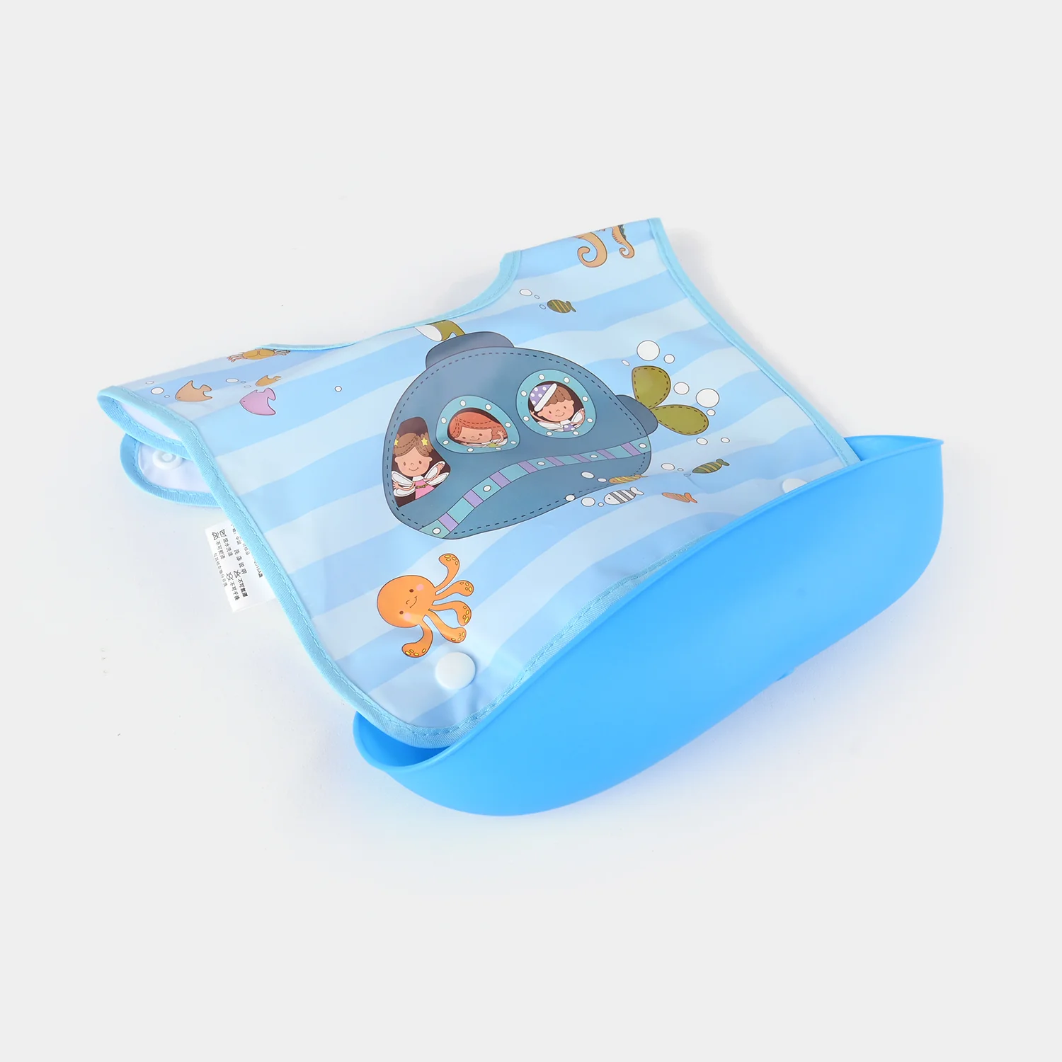 PLASTIC BIB WITH HOLDER FOR BABIES - Image 2