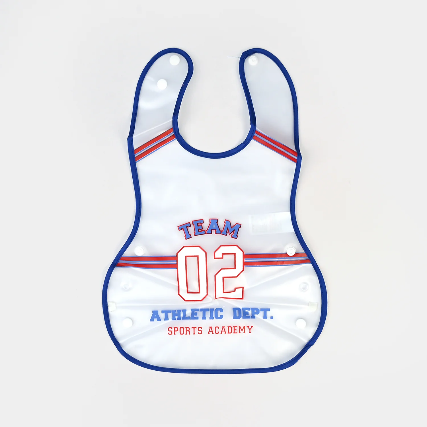 Easy-Wipe Plastic Baby Bib - Image 2