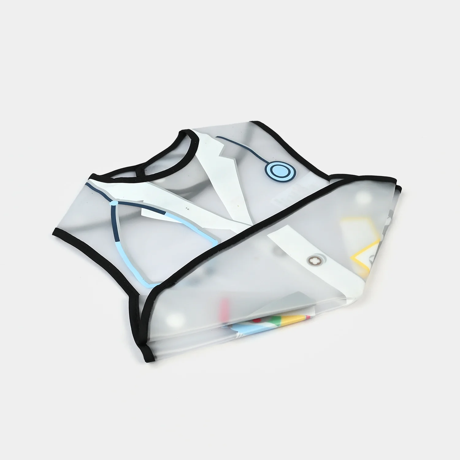 Easy-Wipe Plastic Baby Bib - Image 4