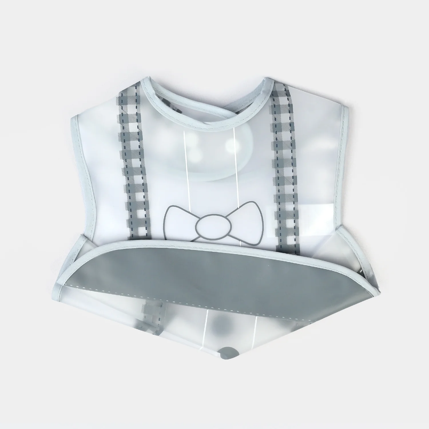Easy-Wipe Plastic Baby Bib