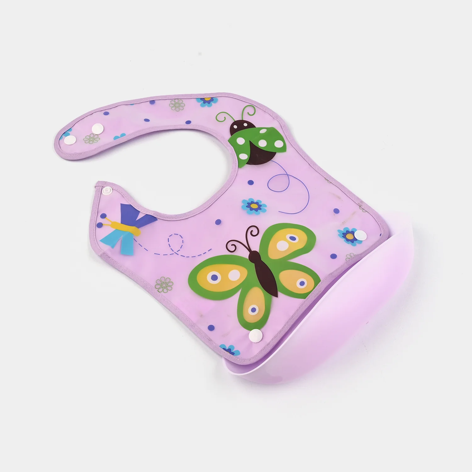 PLASTIC BIB WITH HOLDER FOR BABIES - Image 2