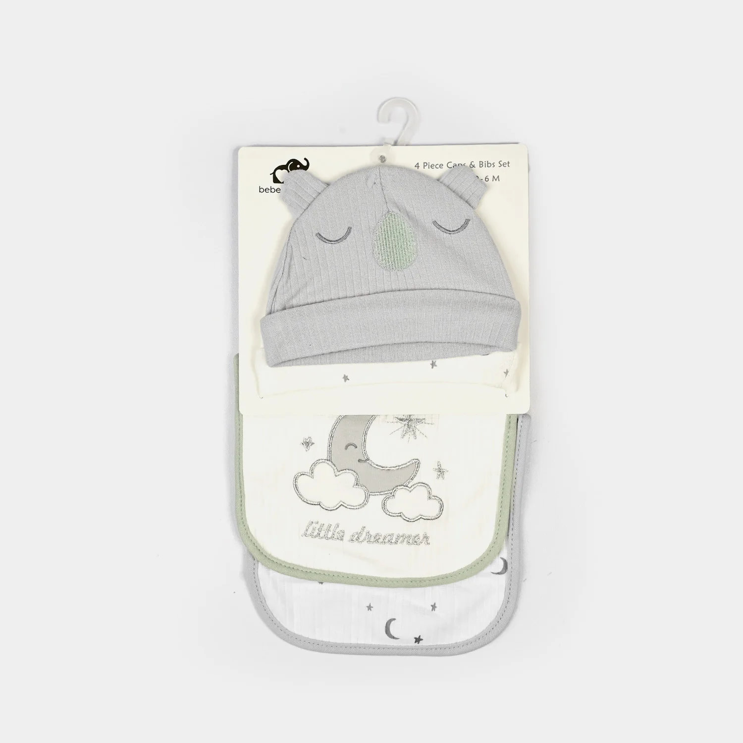 Infant Caps & Bib Set | 0-6M - Image 3