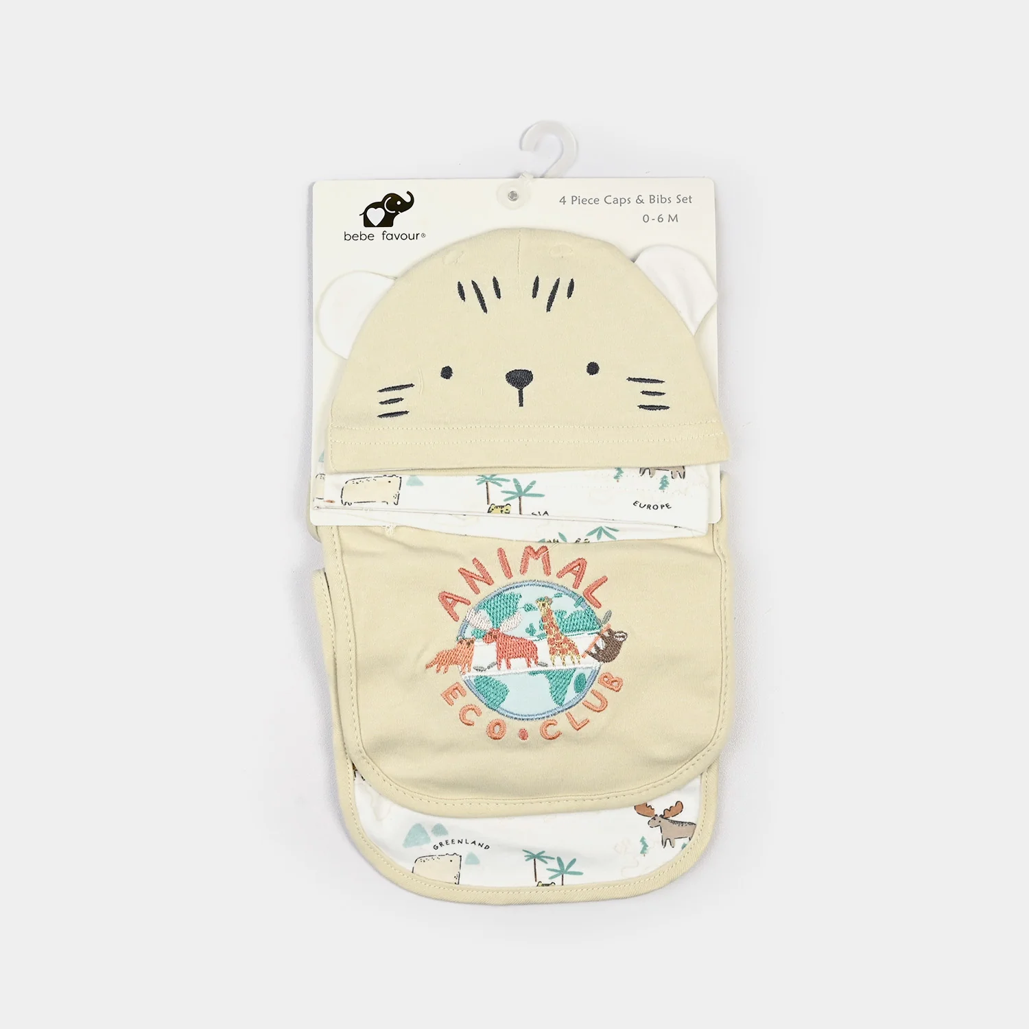 Infant Caps & Bib Set | 0-6M - Image 3