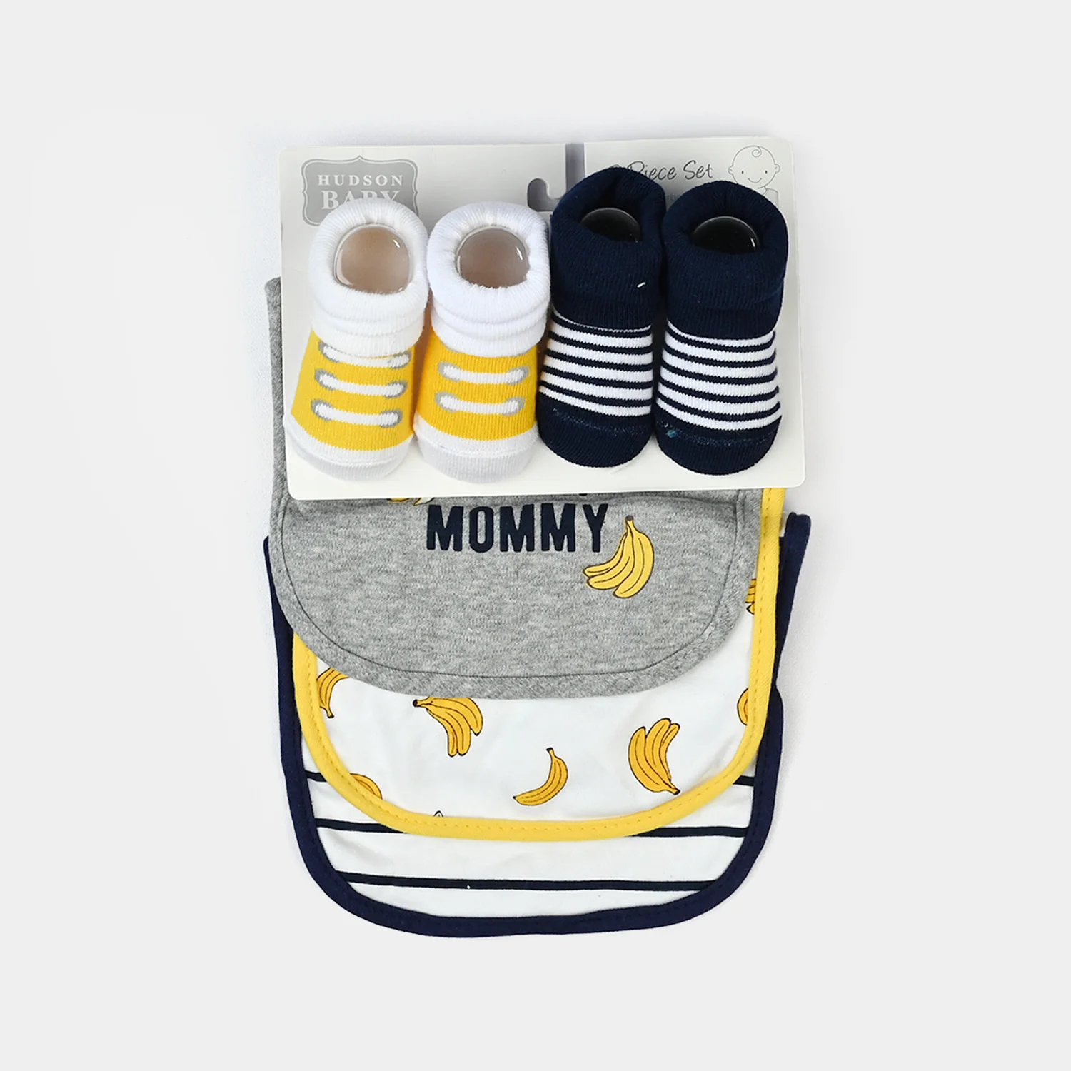 Baby Bibs & Booties Set | 5 Pcs - Image 3