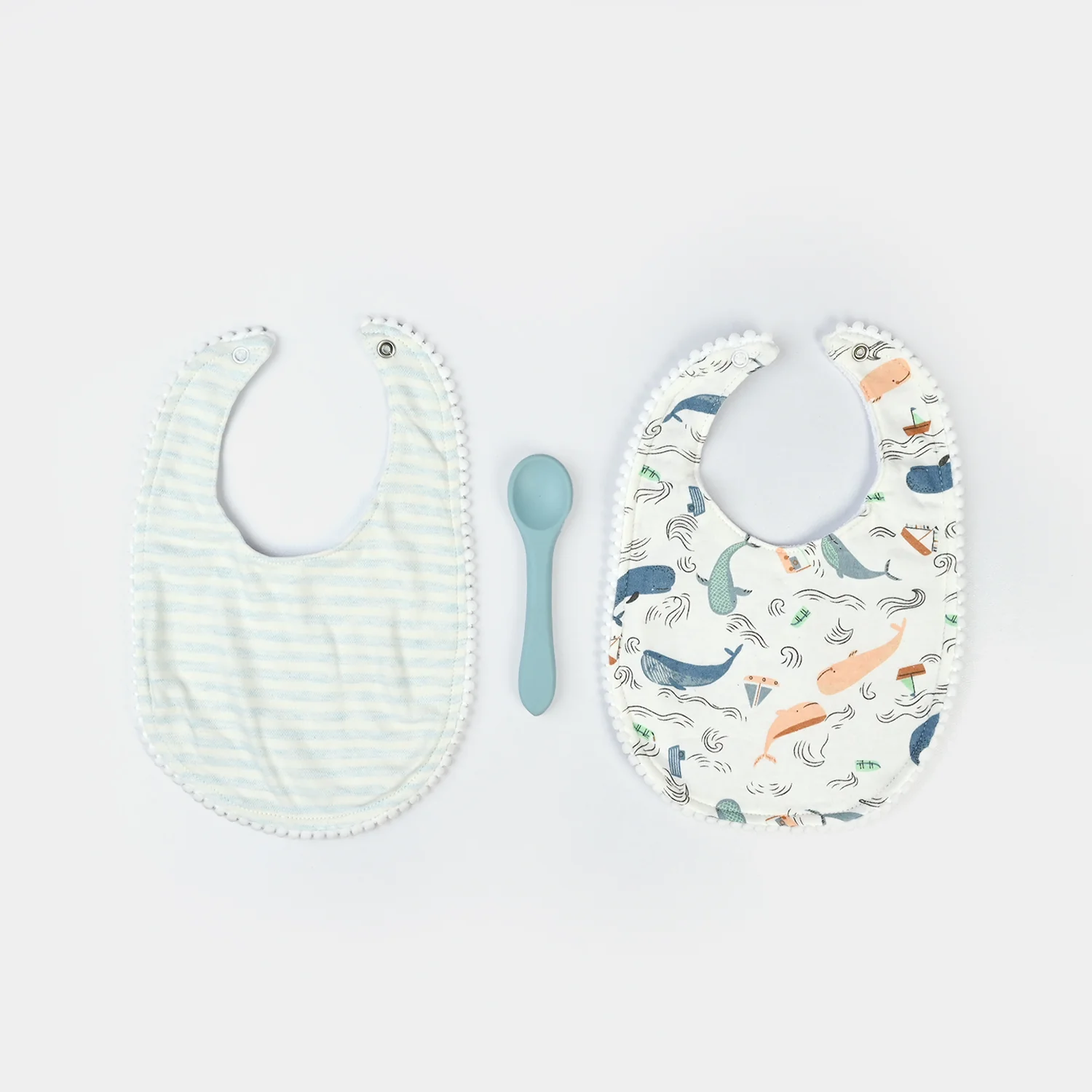 Bib/Apron Cotton With Spoon | 3M+