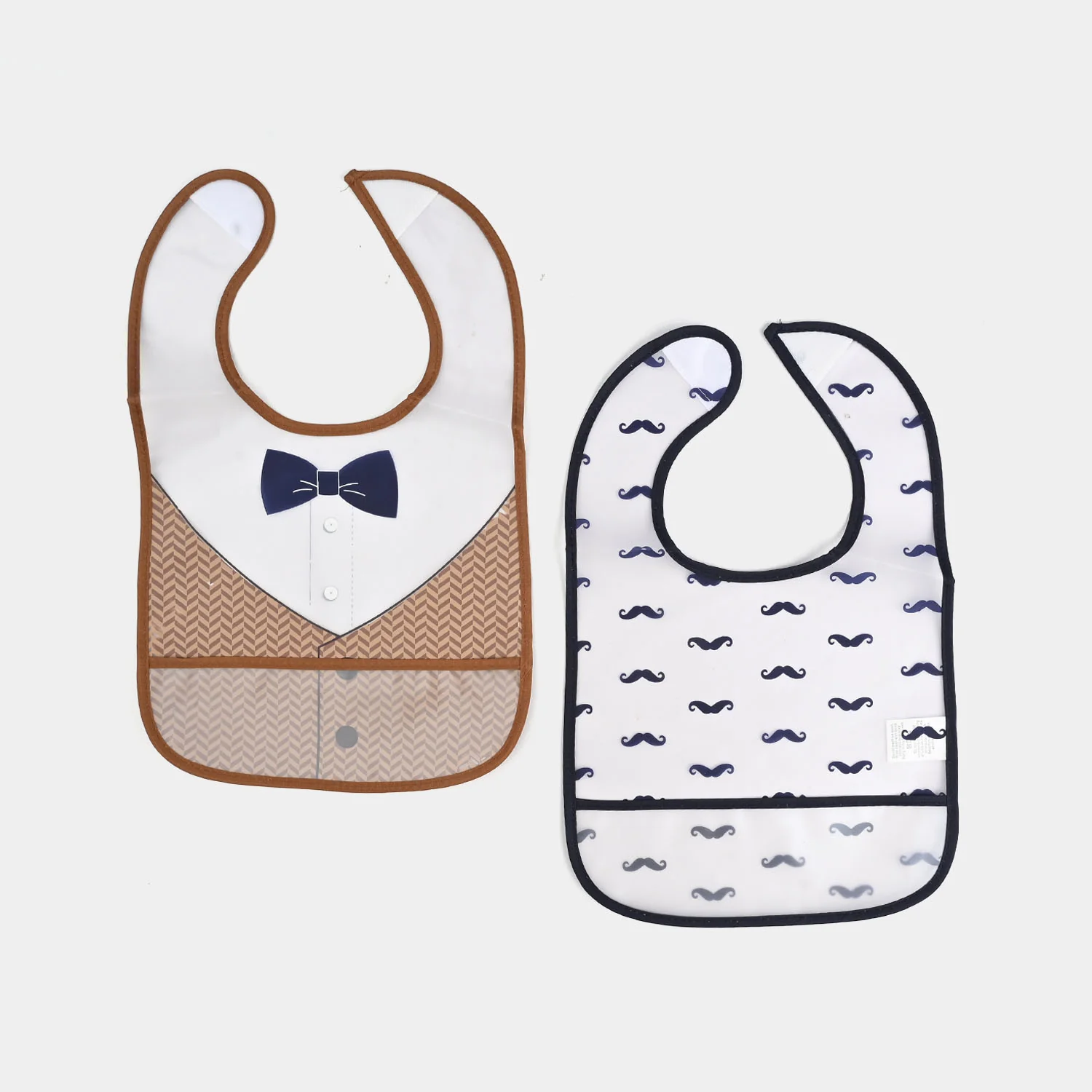 Baby Plastic Bib/Aprons Pack Of 2