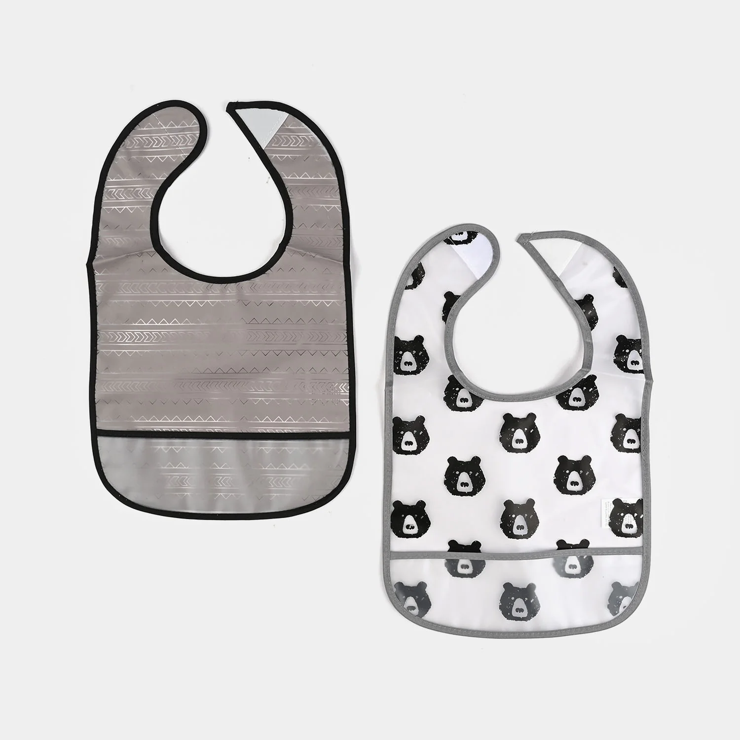 Baby Plastic Bib/Aprons Pack Of 2