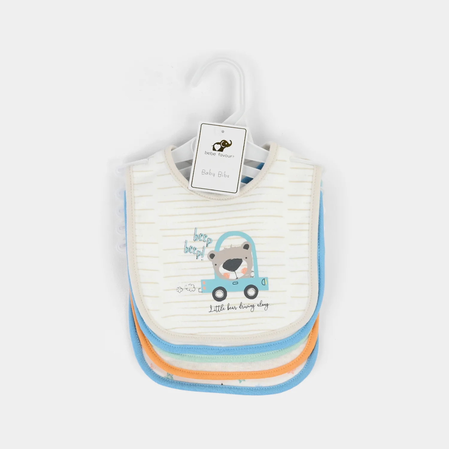 Baby Bib Pack OF 5PCs | 0M+ - Image 3