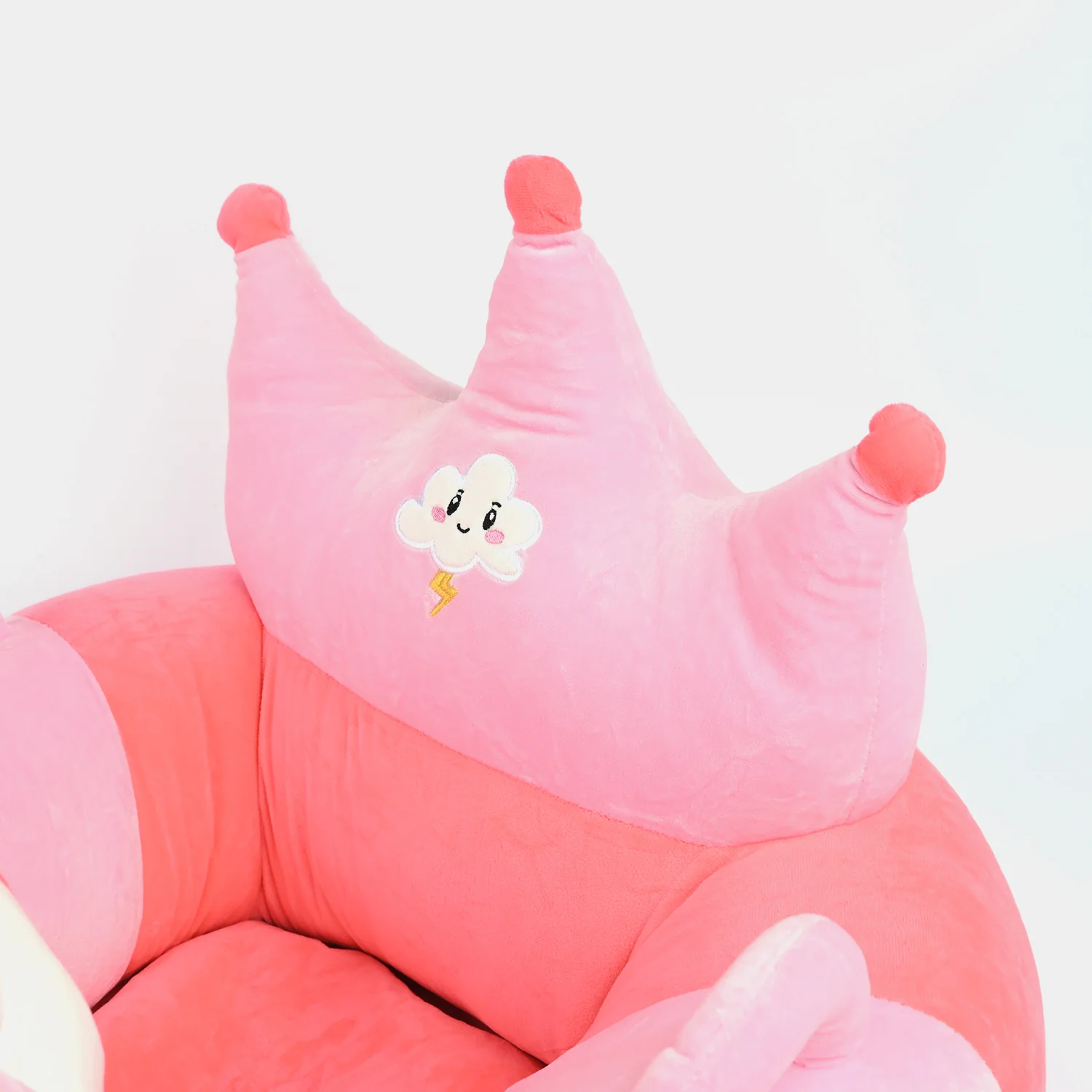 Baby Crown Floor Seat/Support Sofa Seat 6M+ | 952-Pink - Image 3