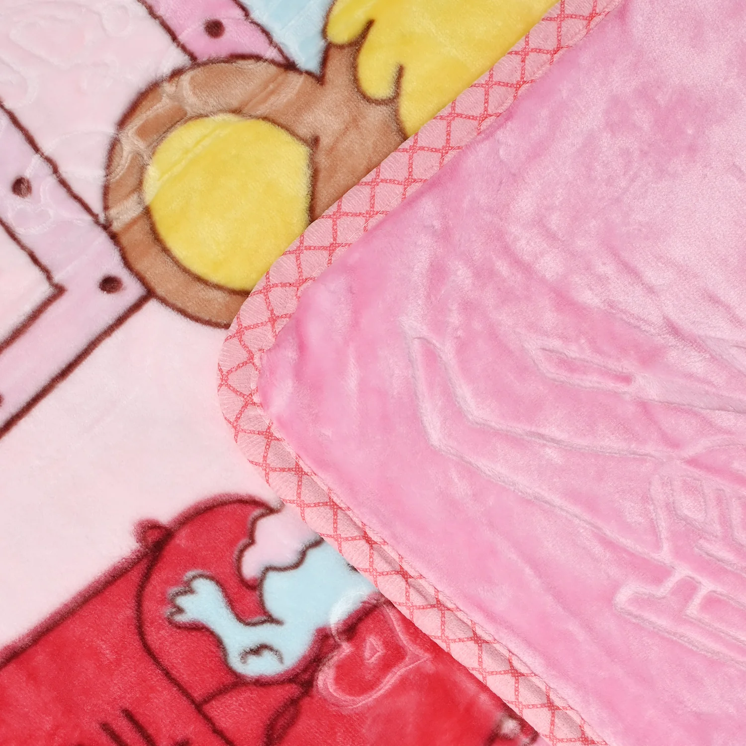 BABY PLUSH BLANKET 1430 PINK - Image 5